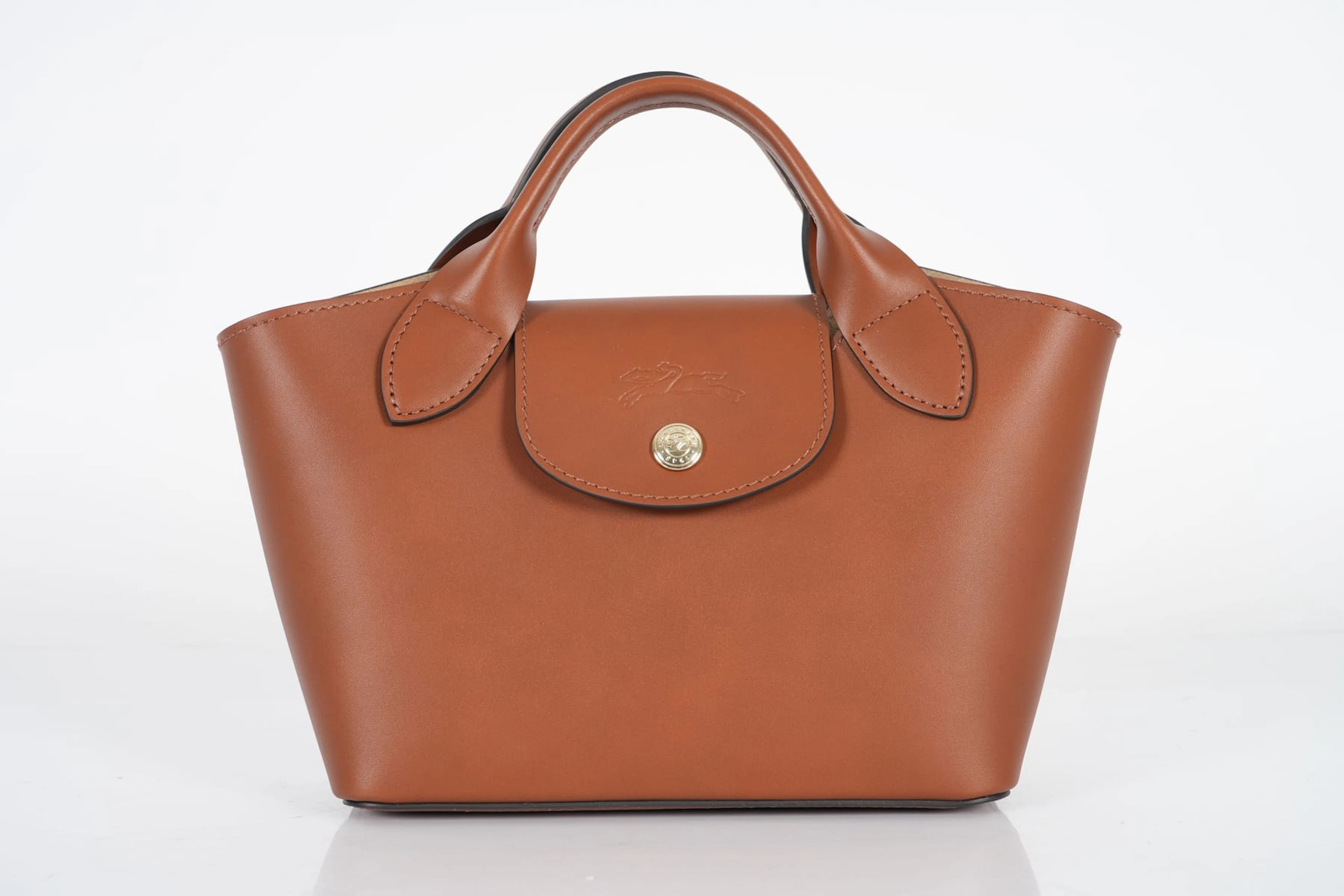 HANDVÄSKA, "Épure", kalvskinn, Longchamp, Frankrike