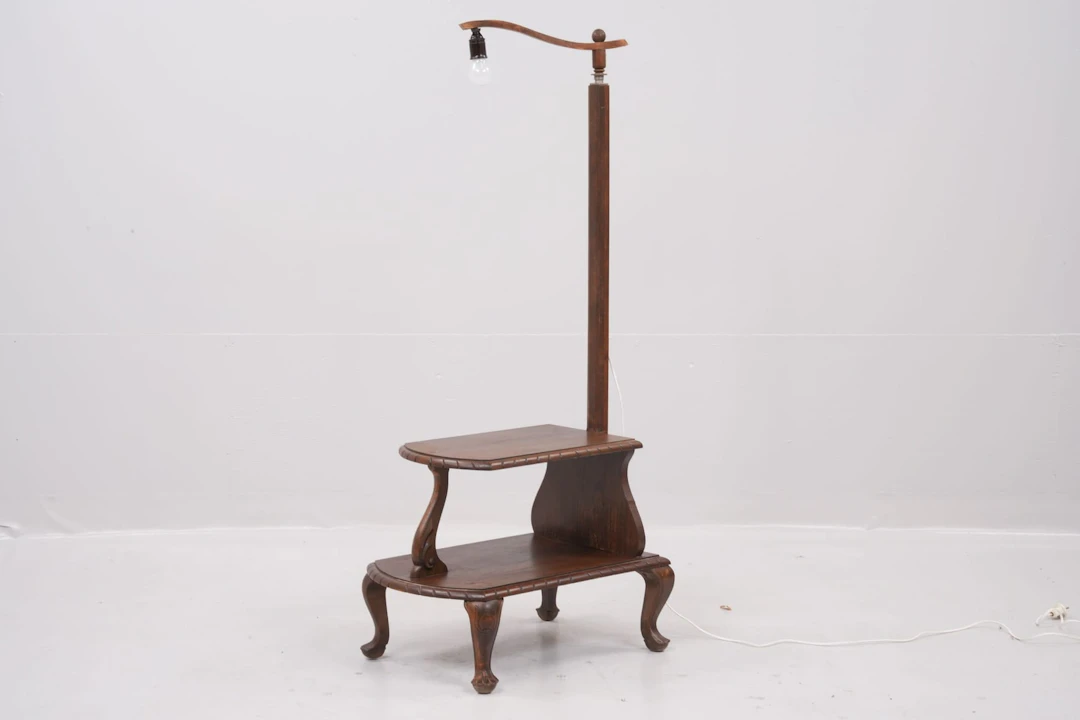 LAMPBORD, chippendalestil, 1930/1940-tal