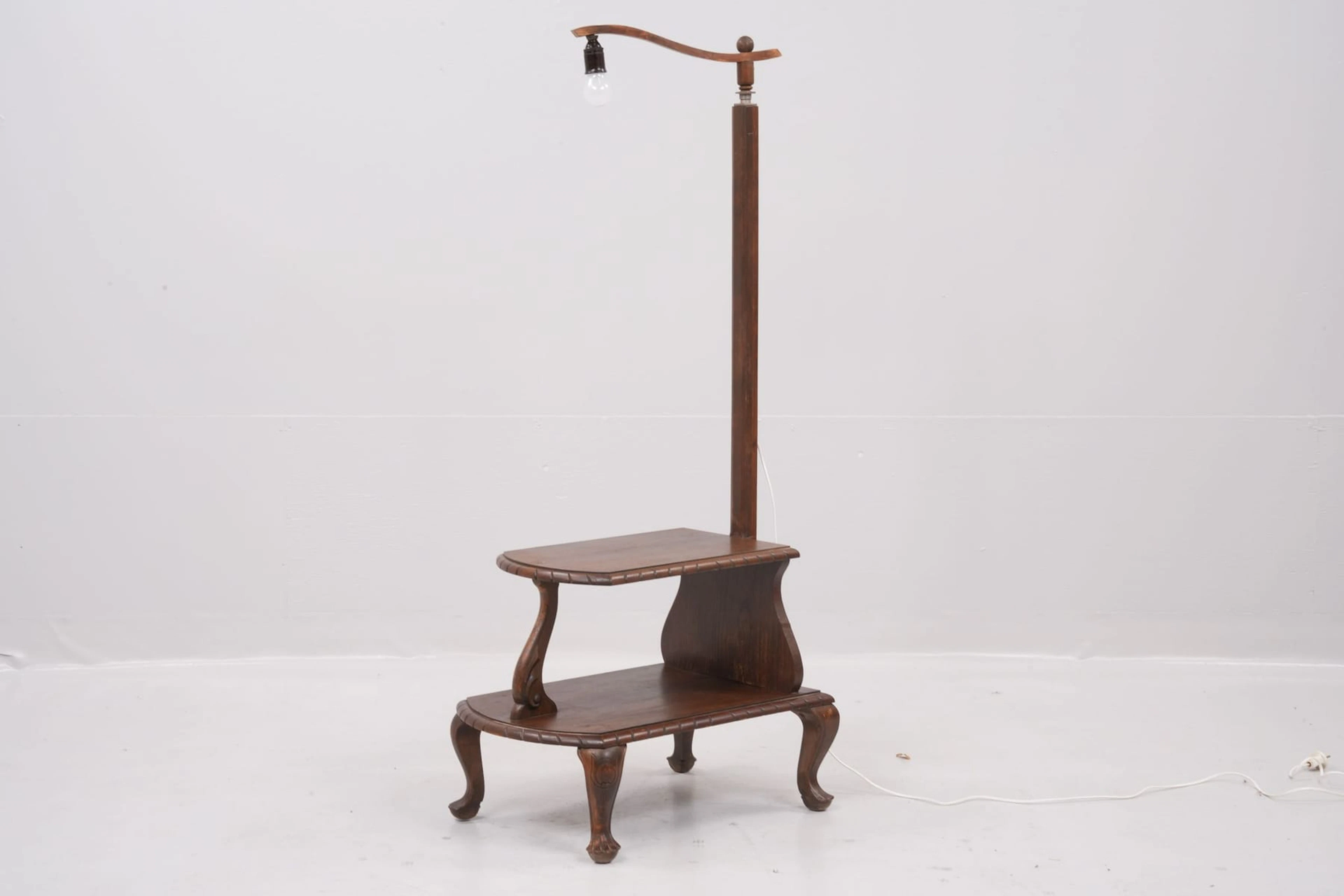 LAMPBORD, chippendalestil, 1930/1940-tal