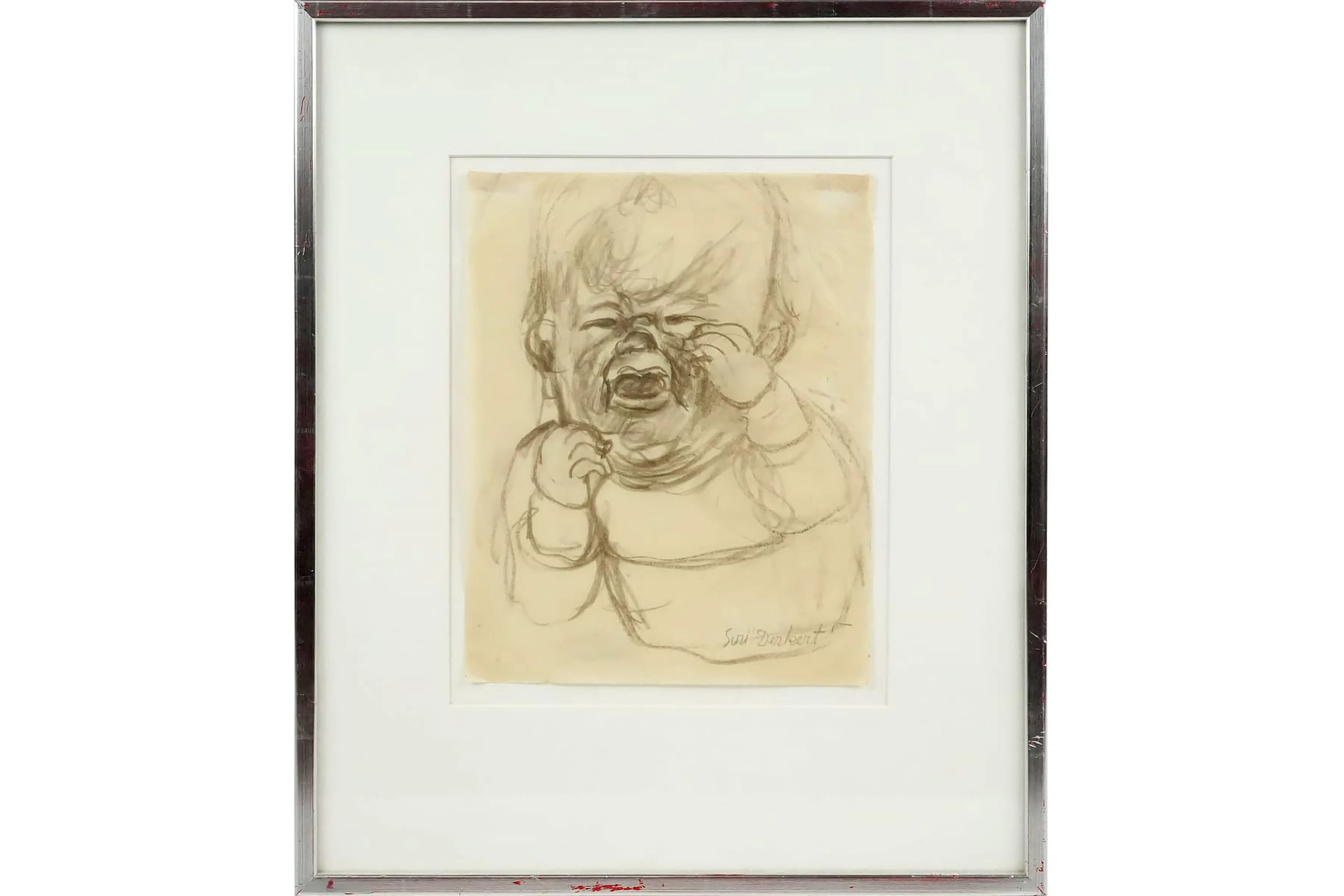 SIRI DERKERT (1888-1973), kolteckning