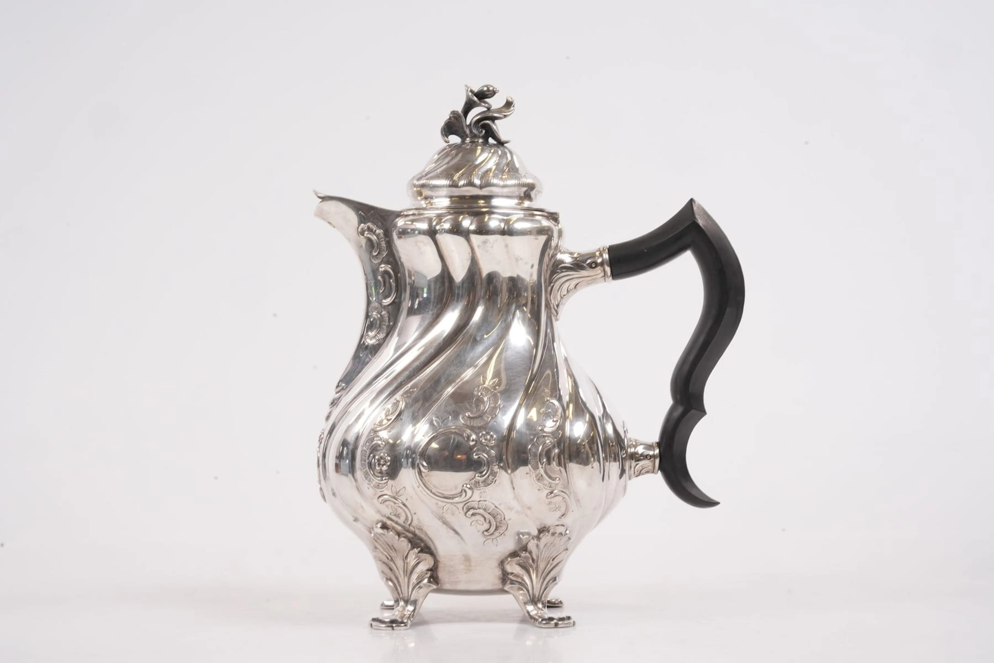 KAFFEKANNA, silver, GAB, Stockholm, 1966, ca 759,83 g