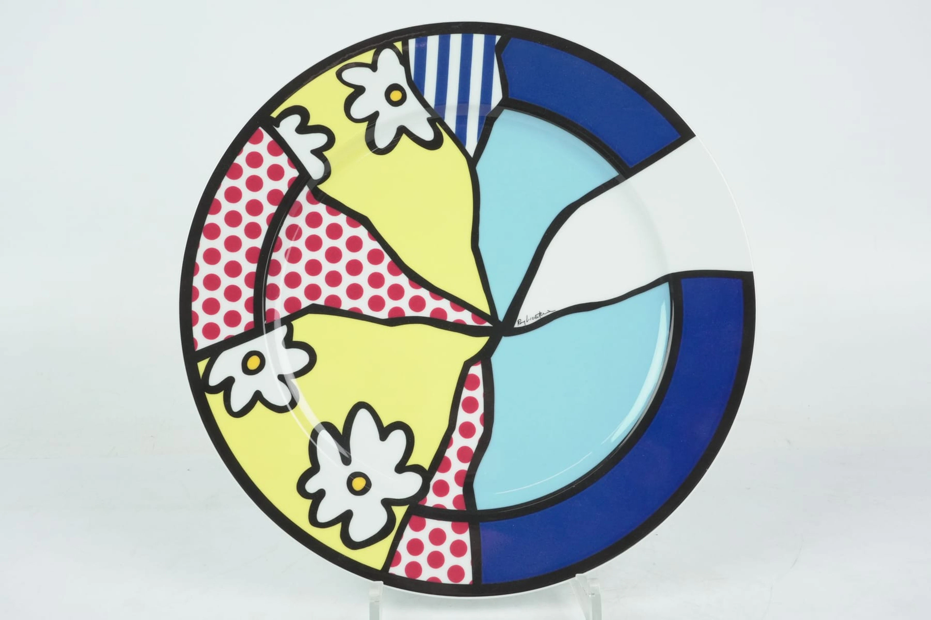 ROY LICHTENSTEIN (1923-1997), samlartallrik, Rosenthal