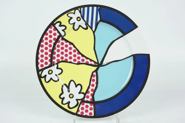 ROY LICHTENSTEIN (1923-1997), samlartallrik, Rosenthal