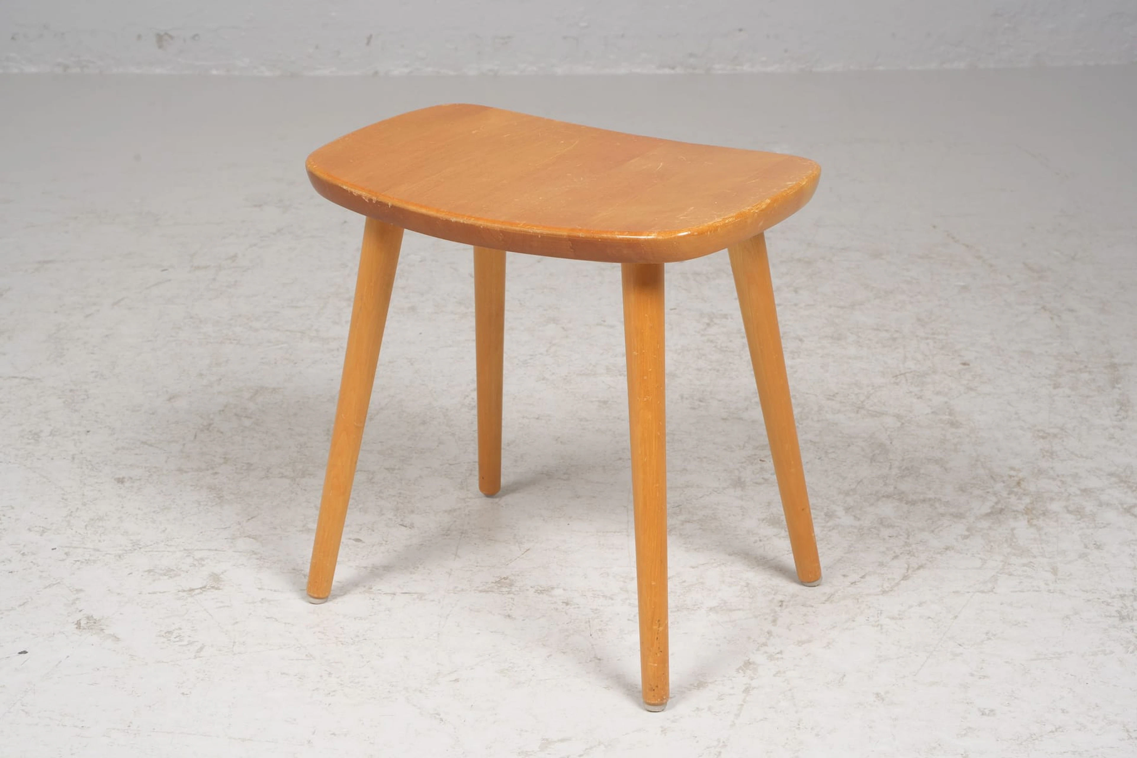 YNGVE EKSTRÖM (1913-1988), pall, "Palle", björk, Stolab