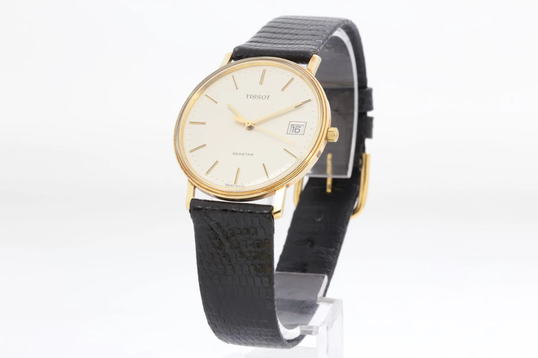 ARMBANDSUR, Tissot Seastar, uret guld, 14 k, 1980-tal
