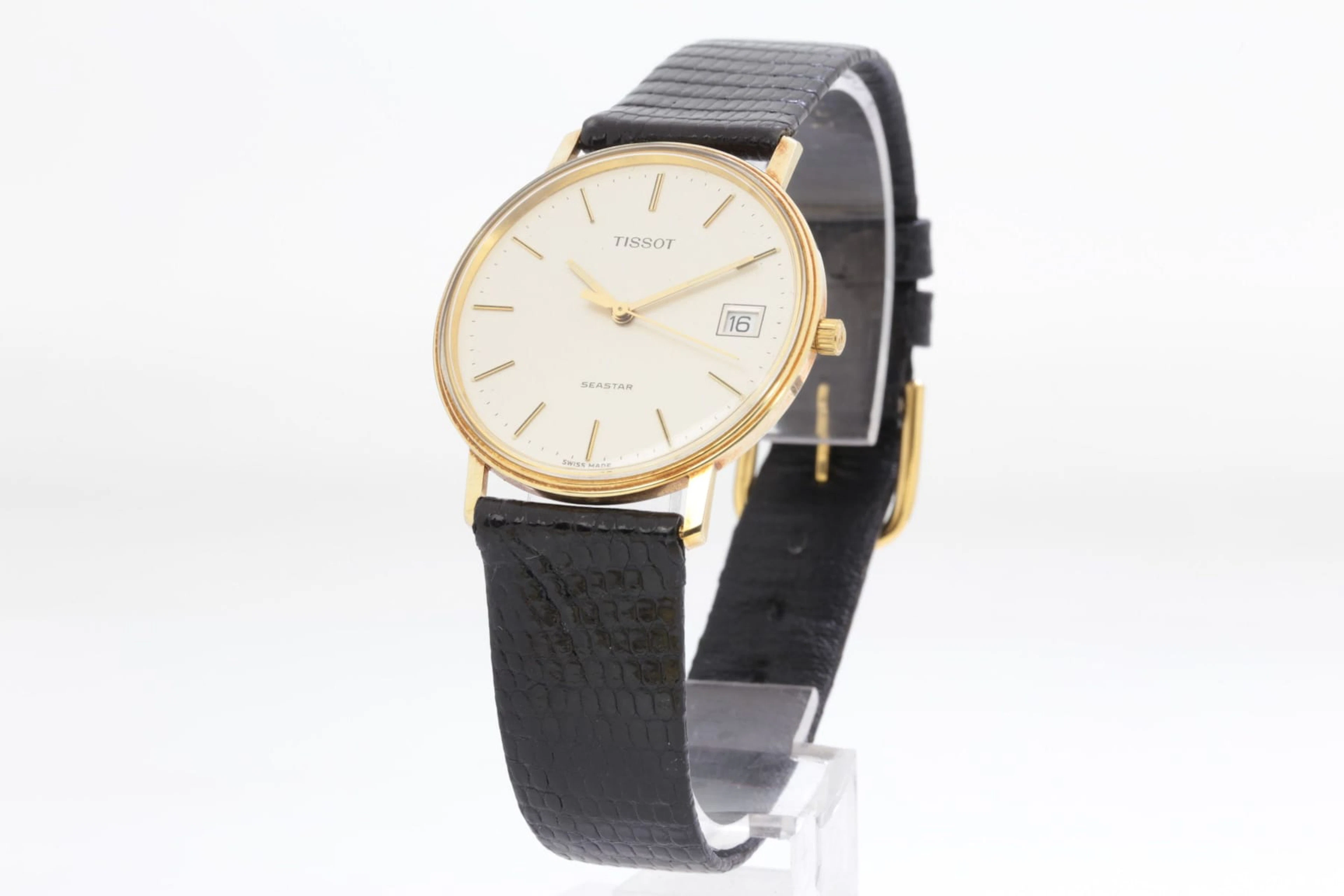 ARMBANDSUR, Tissot Seastar, uret guld, 14 k, 1980-tal