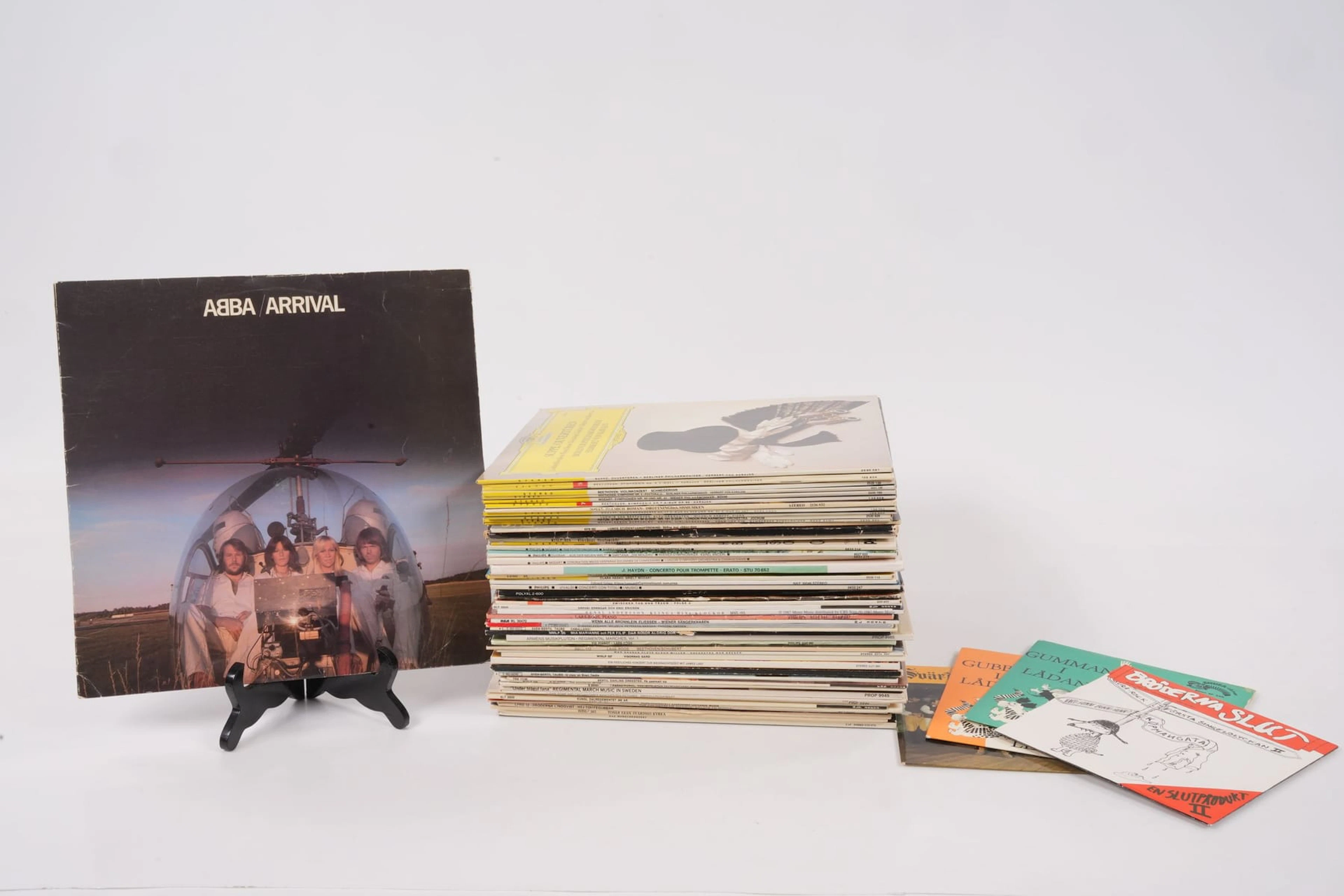 LP-SKIVOR och SINGLAR, bl.a. ABBA