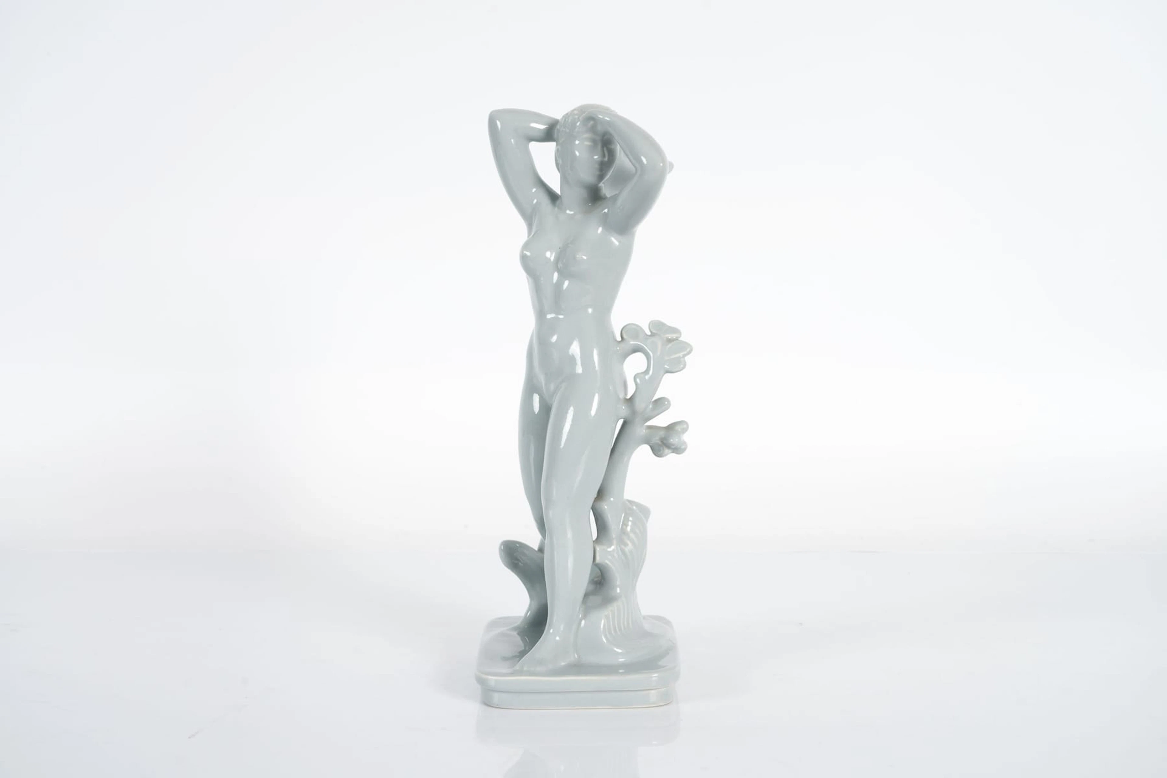 ARTHUR PERCY (1886-1976), figurin, "Flora", Gefle