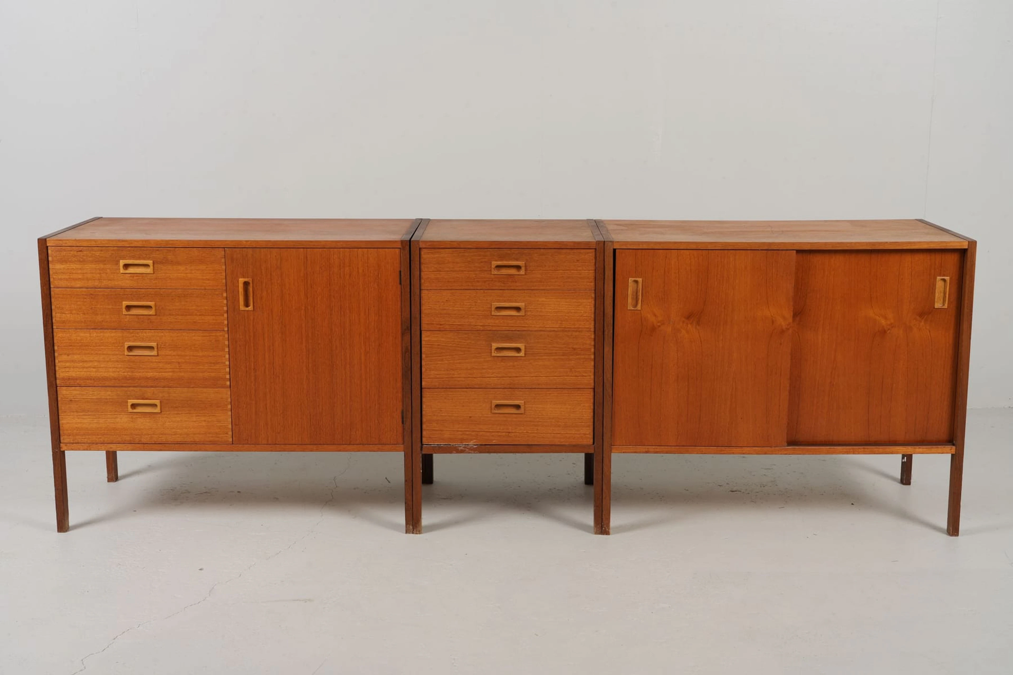 GILLIS LUNDGREN (1929-2016), Hyllsystem, 3 delar, "System", IKEA, 1961