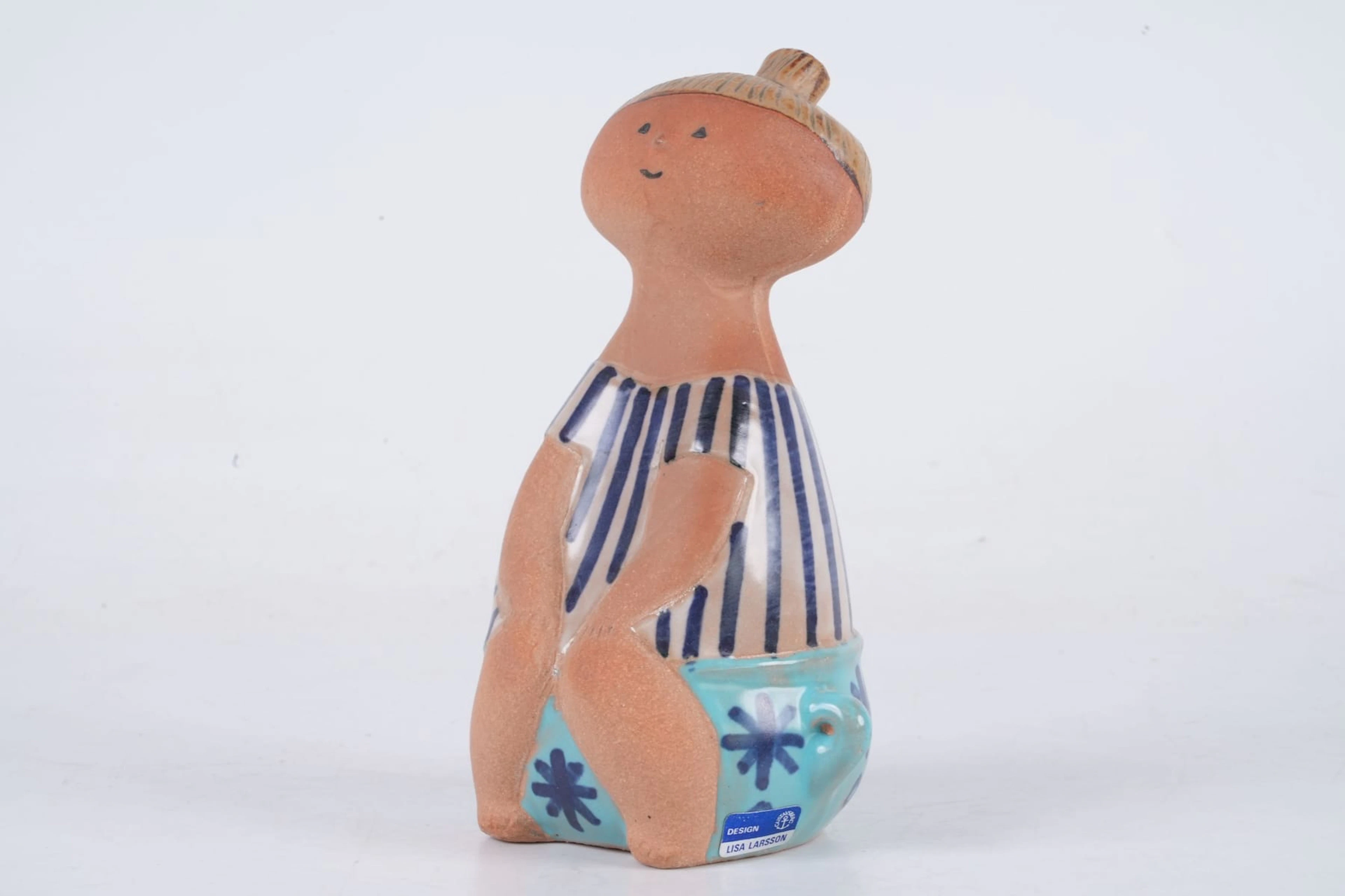LISA LARSON (1931-2024), figurin, "Lotta", ur serien Larsons ungar, Gustavsberg