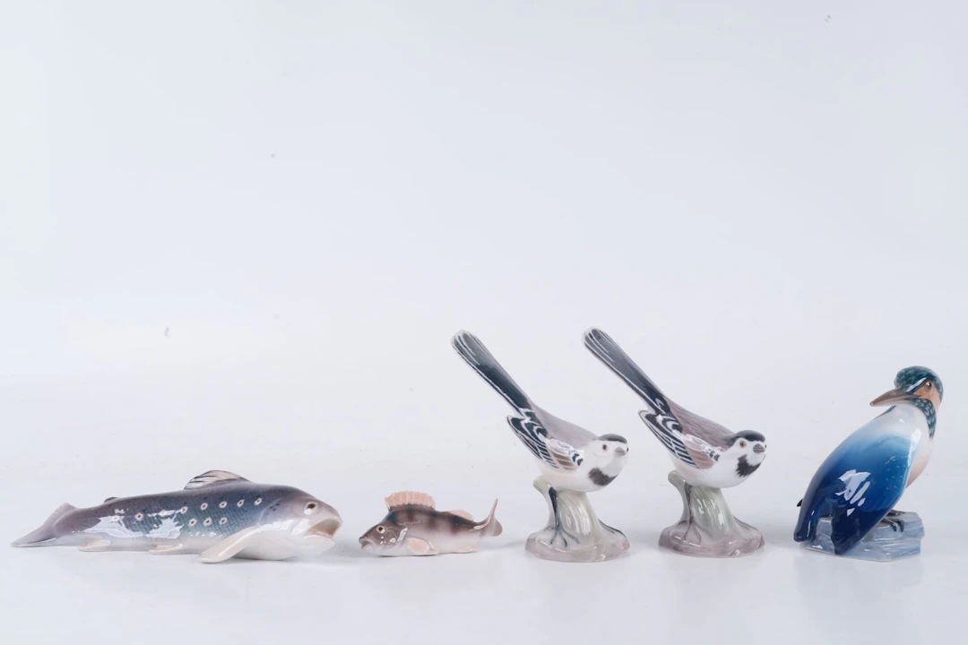 FIGURINER, 5 st, Bing & Gröndahl, Danmark