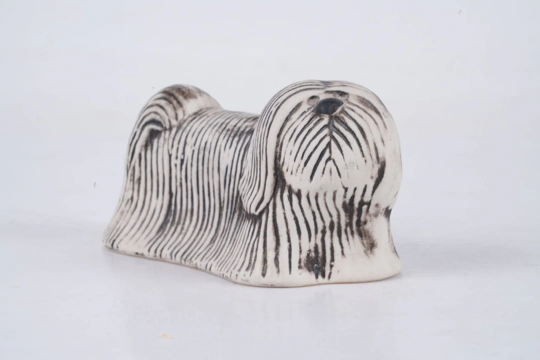 LISA LARSON (1931-2024), figurin, "Skyeterrier", ur serien Kennel, Gustavsberg