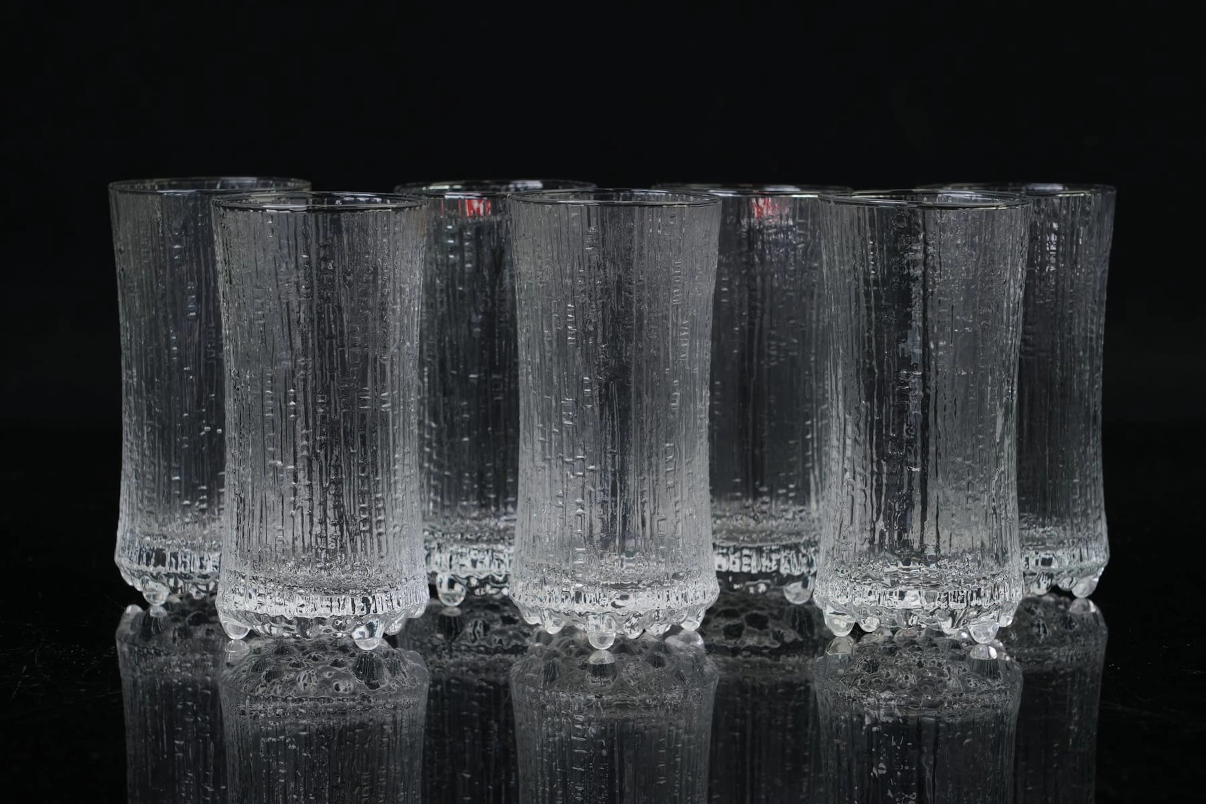 TAPIO WIRKKALA (1915-1985), champagneglas, 7 st, "Ultima Thule", Iittala