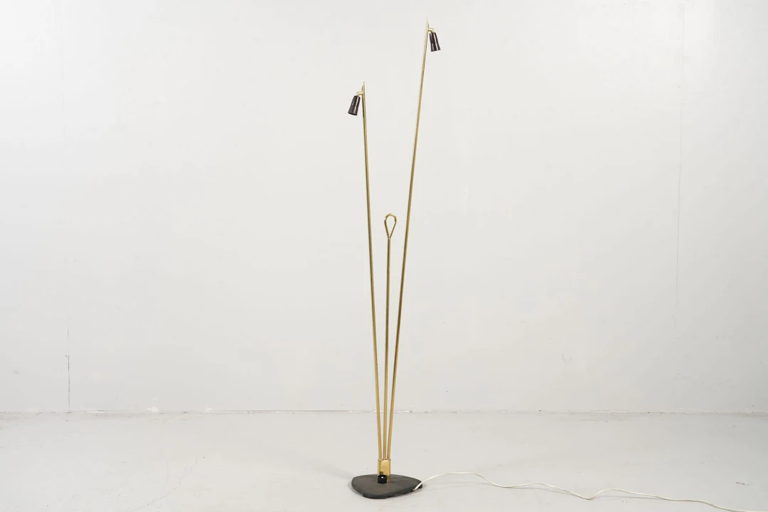 RUPERT NIKOLL, möjligen, golvlampa, mässing, 1950/1960-tal