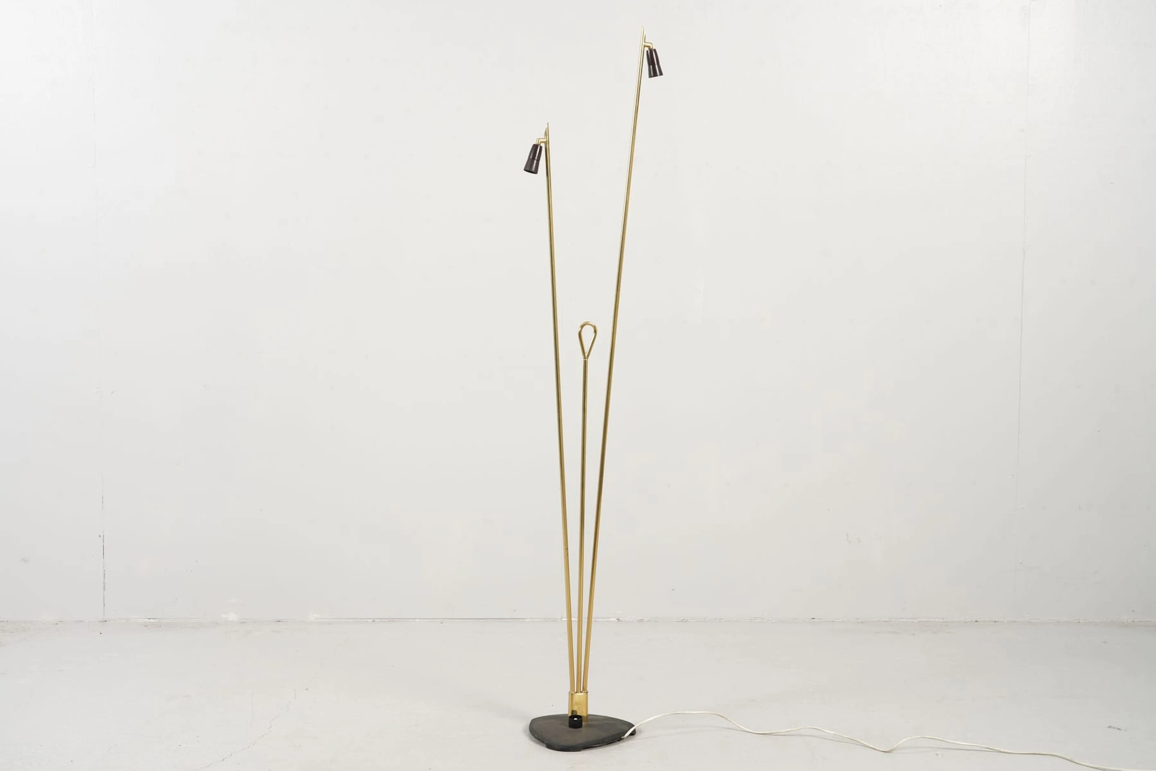 RUPERT NIKOLL, möjligen, golvlampa, mässing, 1950/1960-tal