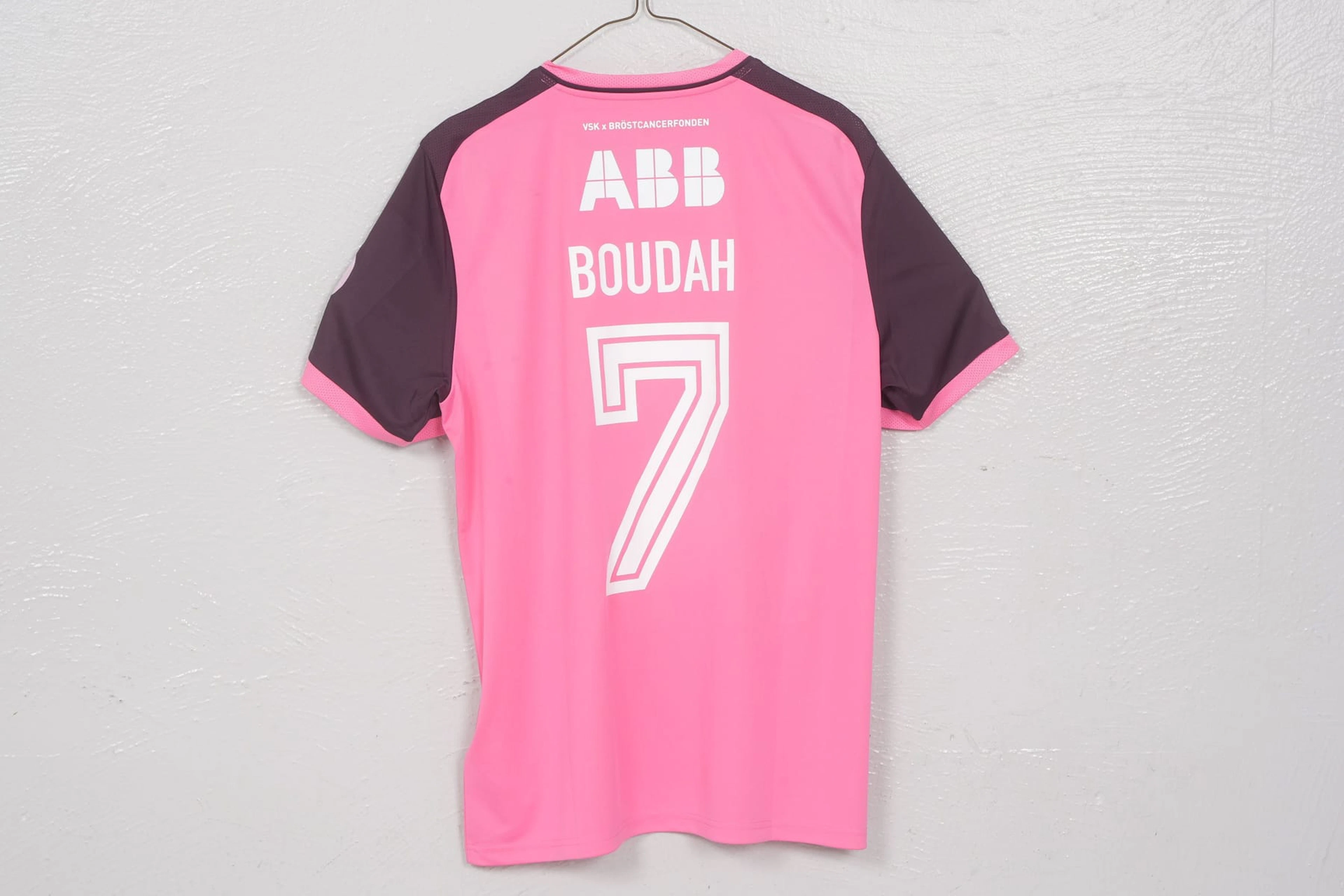 ABDELRAHMAN BOUDAH SAIDI, matchtröja, (L), "Rosa matchen", VSK Fotboll, 2026