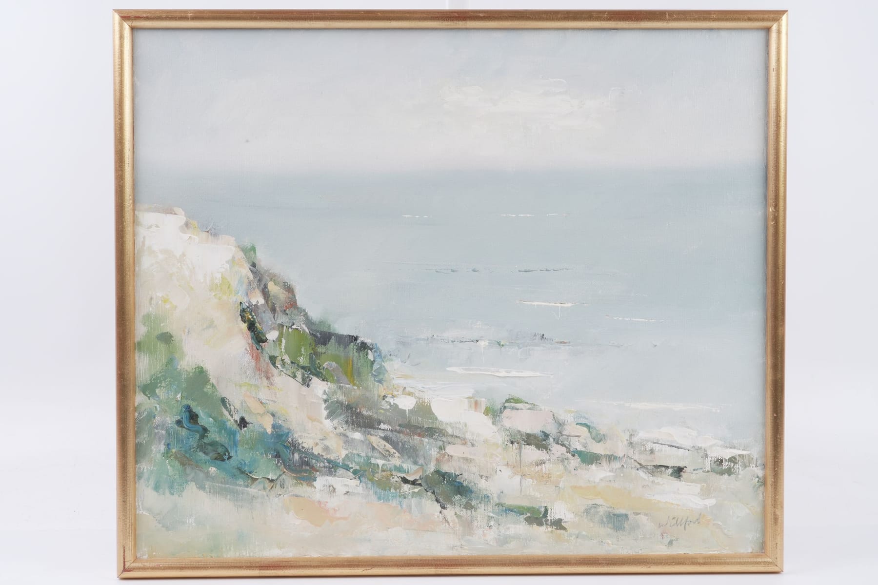 GUNNAR WILLFORD (1916-2000), olja på duk, "Hovs Hallar II"