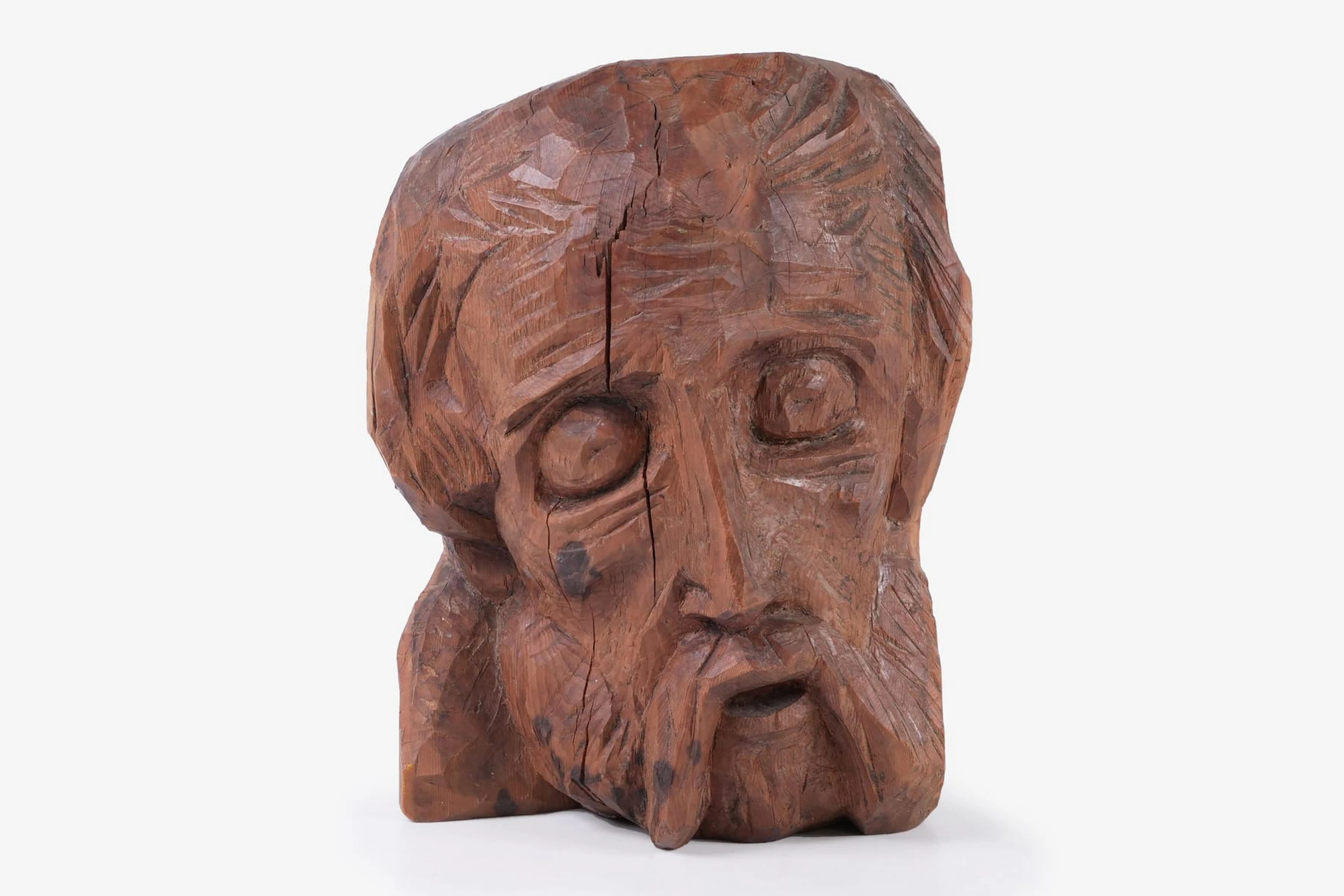 HANS MAIRHOFER-IRRSEE (1914-1998, Österrike), skulptur, trä, 1967