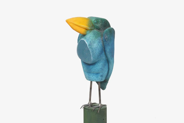 KJELL ENGMAN (1946), skulptur på stativ, konstglas, unikat, Kosta Boda