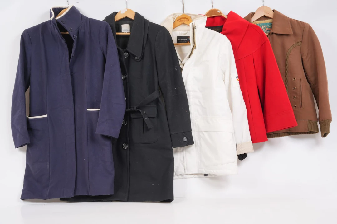 KAPPOR, 2 st samt, jackor 3 st, bl.a. Rodebjer, Zara och Newport