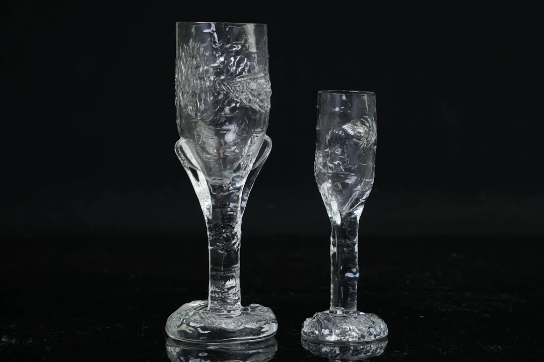 EUGEN MONTELIN, (1917-1994), champagneglas, 13 st samt snapsglas