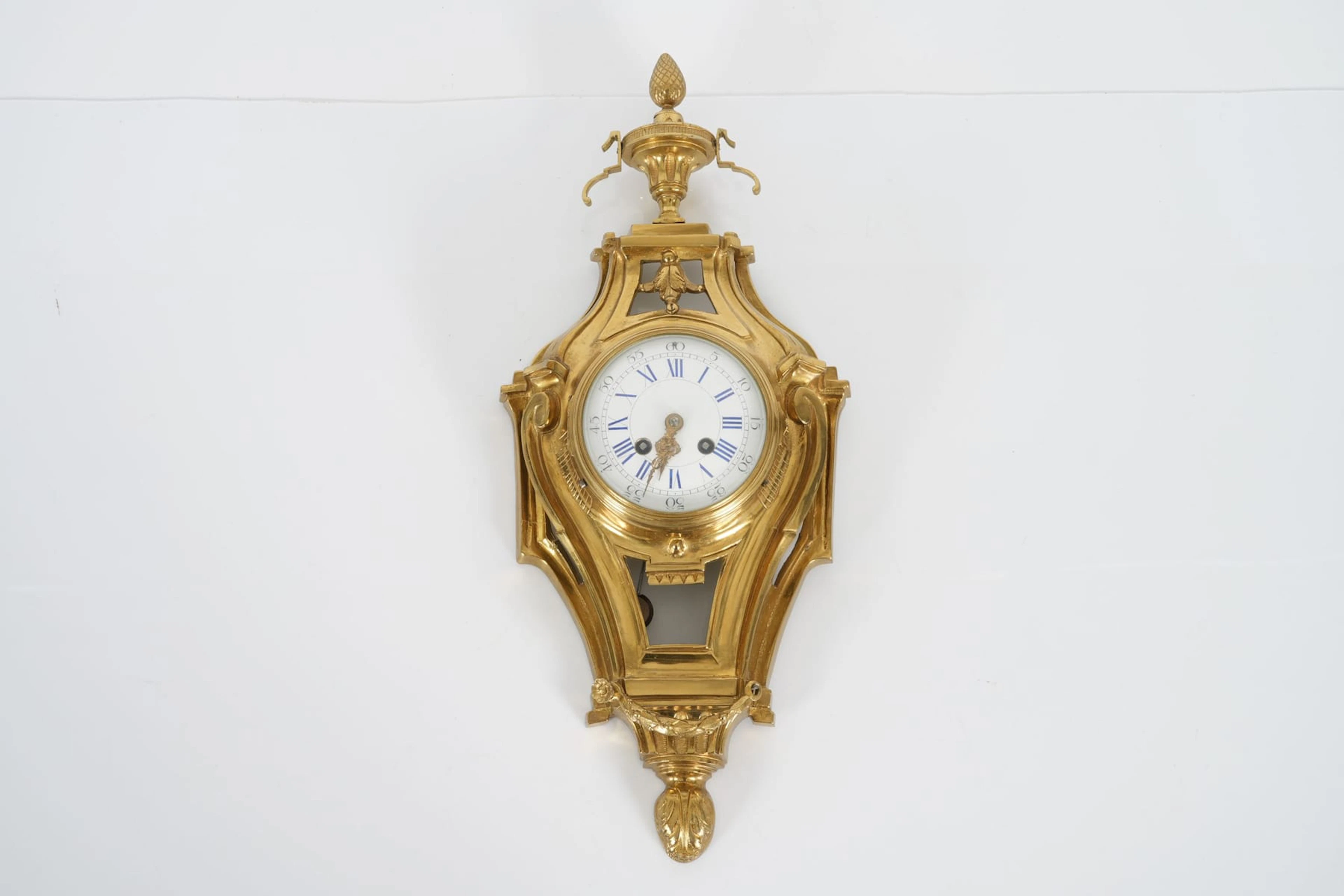 VÄGGPENDYL, förgylld metall, gustaviansk stil, 1900-tal