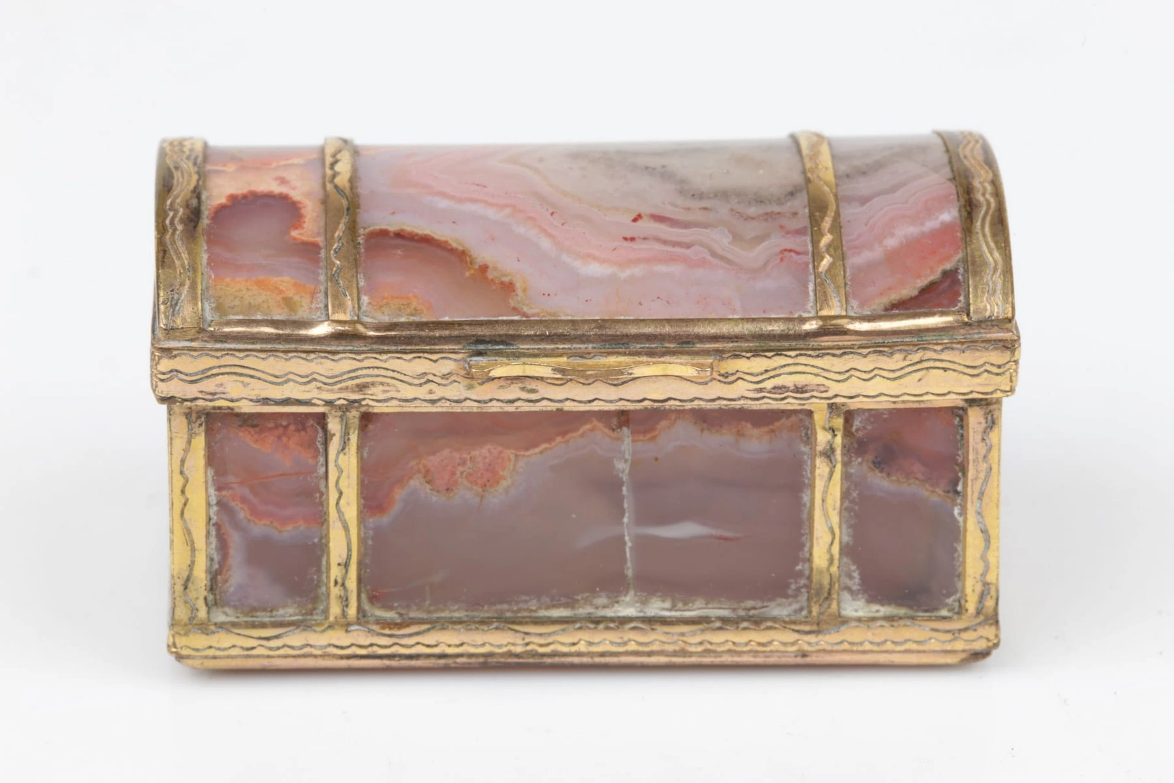 DOSA, med bandagat, mässing, 1800/1900-tal
