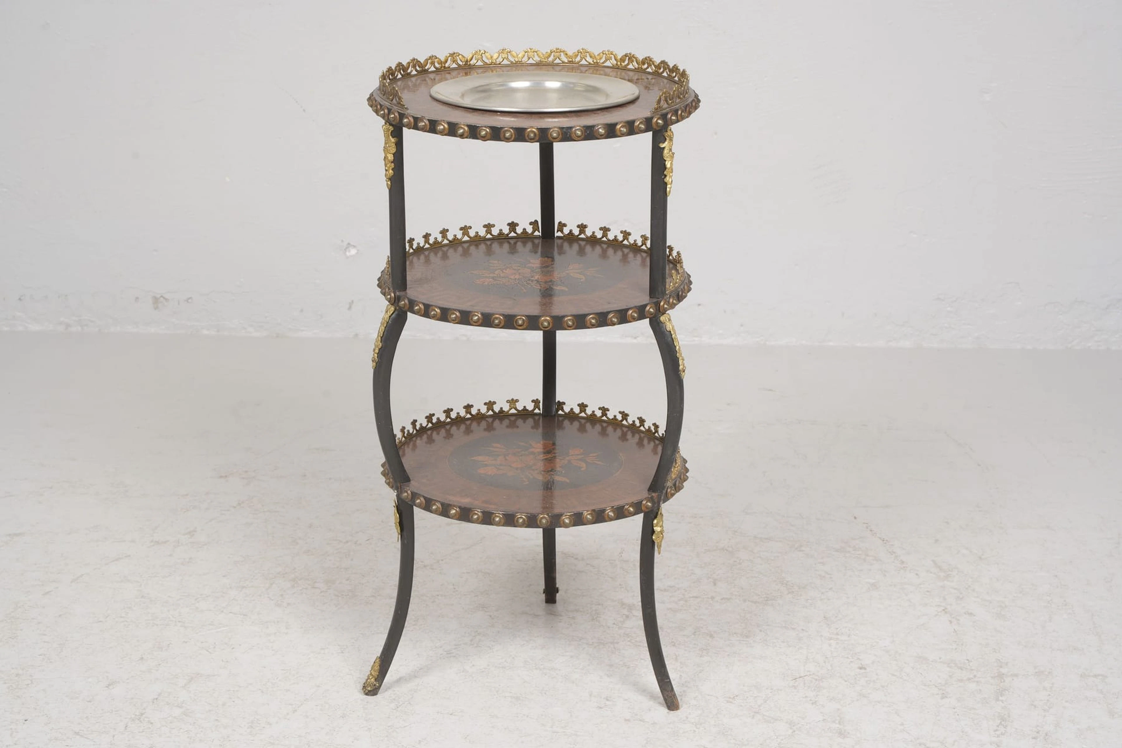 ETAGERE, med intarsiadekor, 1900-tal