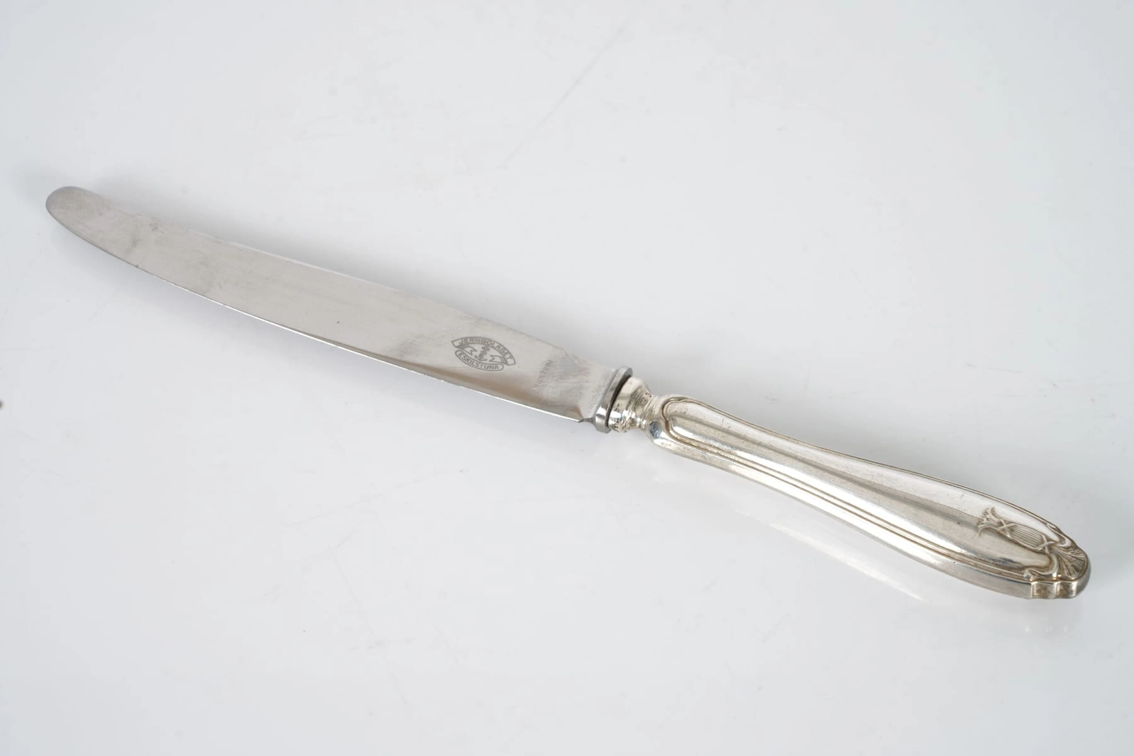 MATKNIVAR, 3 st, silver, "Vasa", GAB, Stockholm