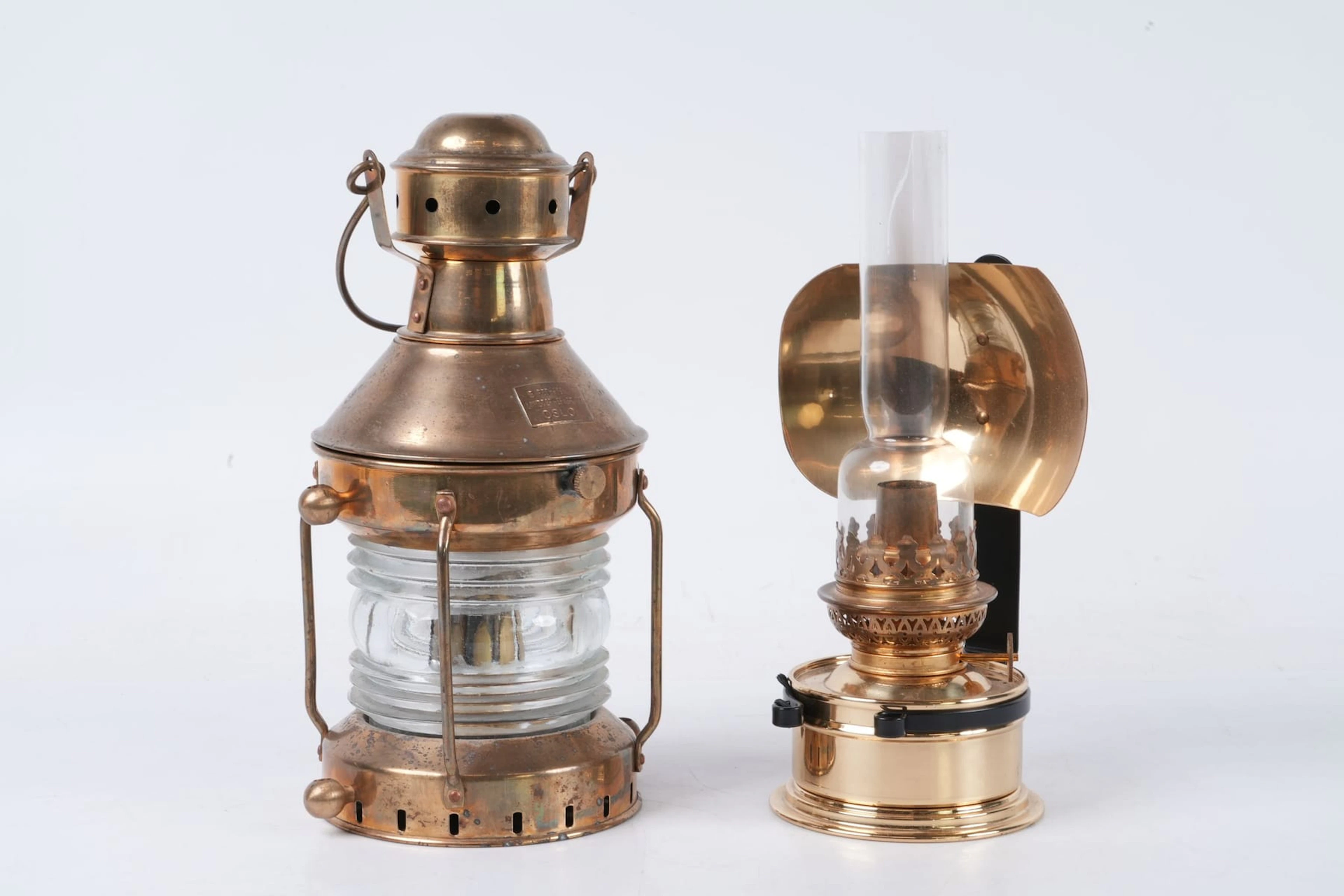 LYKTA, samt FOTOGENLAMPA, bl.a. B Pedersen, Oslo
