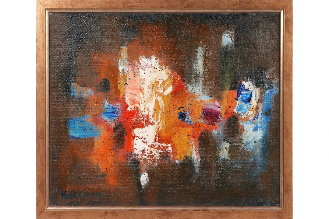 KULO GREEN (1913-1972), olja på duk