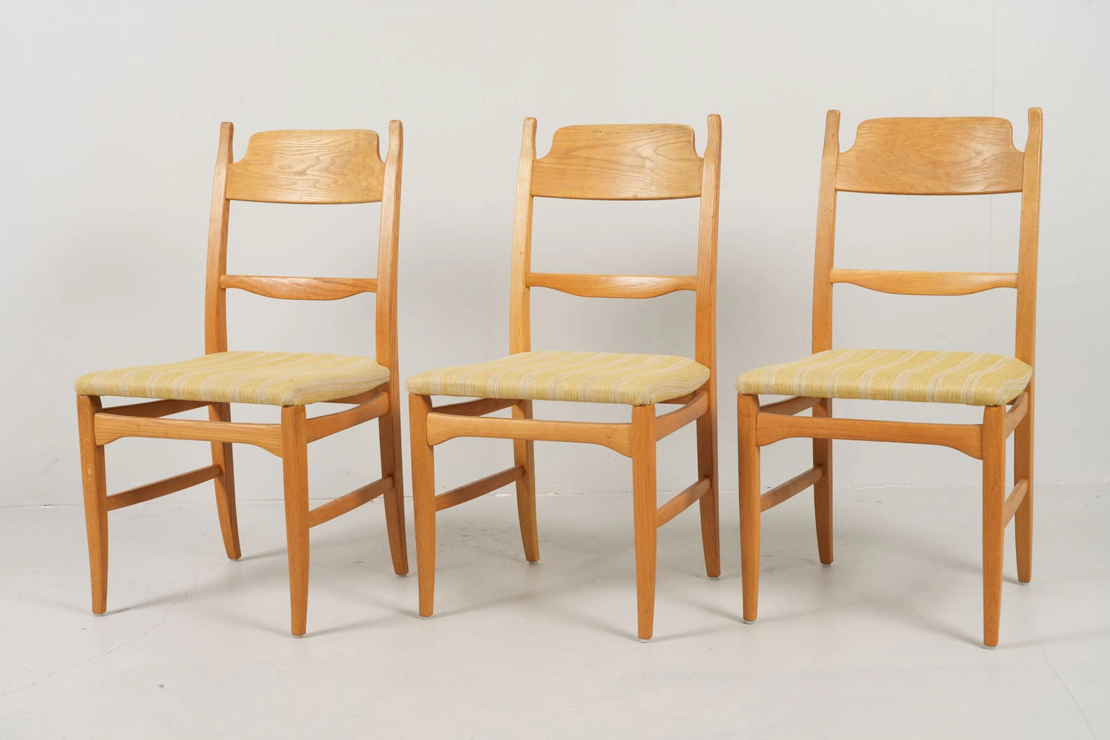 CARL MALMSTEN (1888-1972), stolar, 3 st, "Calmare nyckel", ek, Åfors