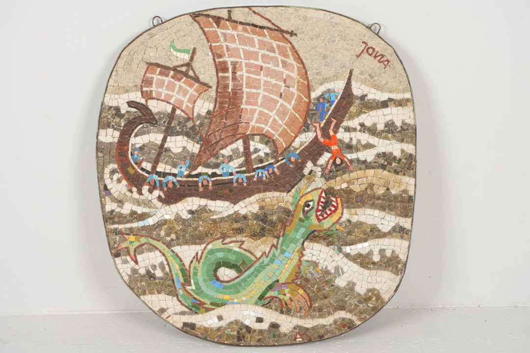 AKKE HUGH MALMESTRÖM (1894-1968), stenmosaik, "Jona"