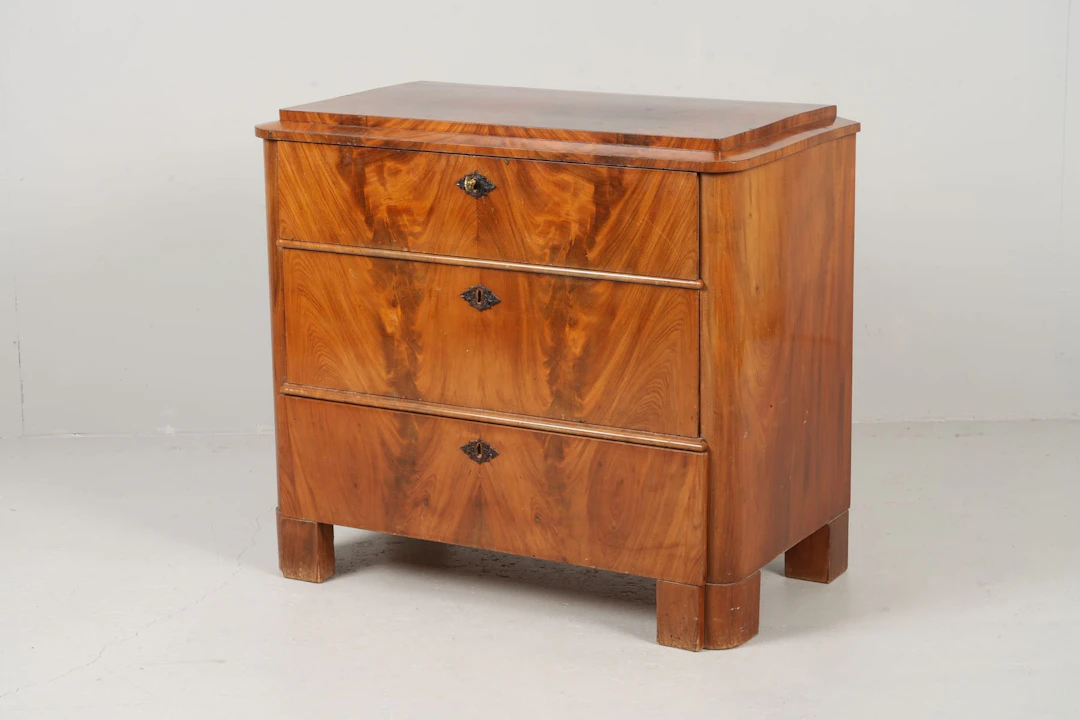 BYRÅ, mahogny, Karl Johan, 1800-tal