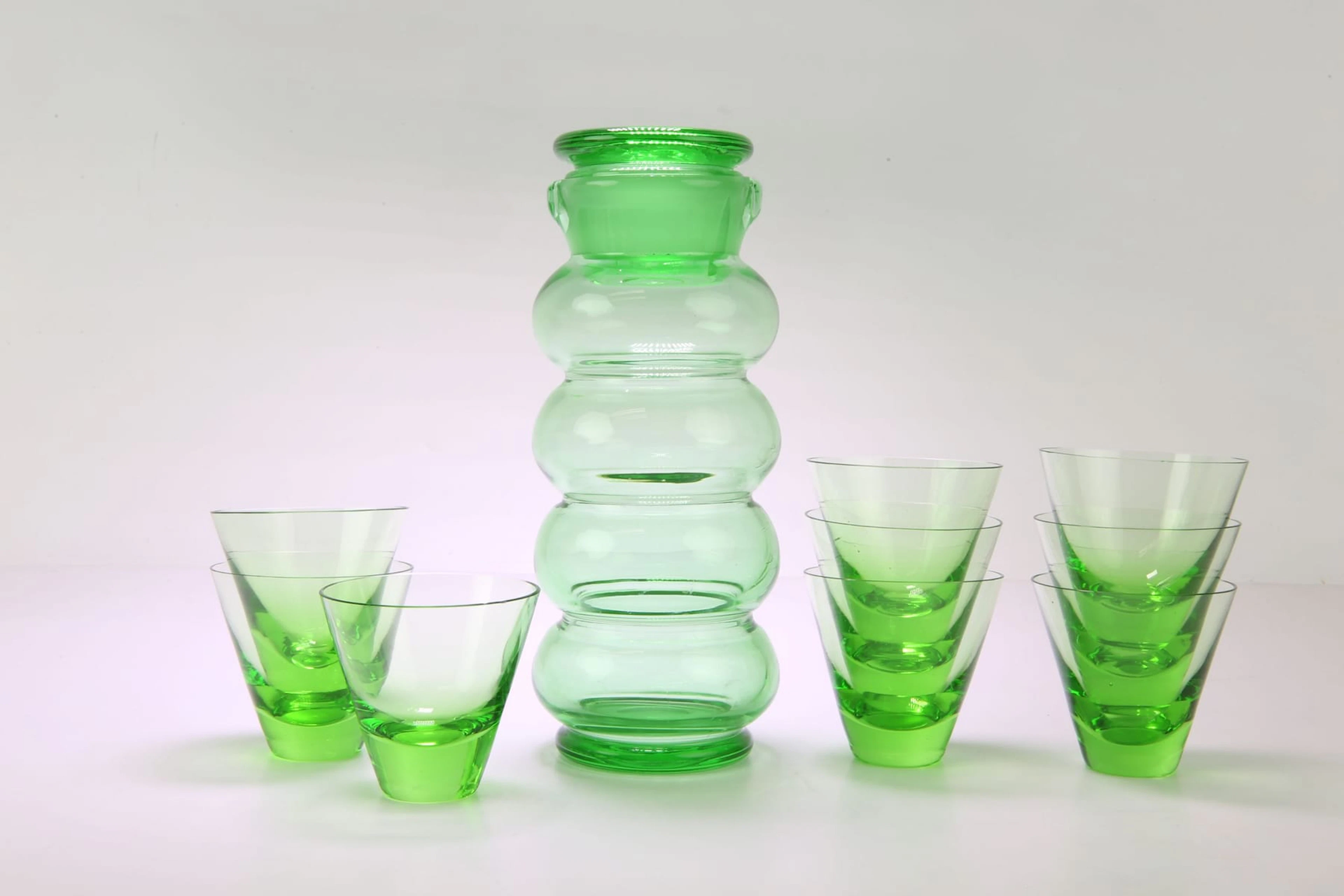 KAJ FRANCK (1911-1989), cocktailset, Nuutajärvi, Notsjö, Finland