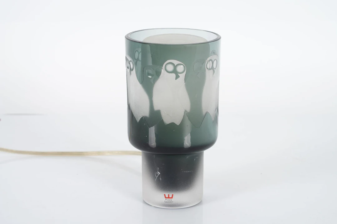 HANS OWE SANDEBERG, bordslampa, glas, Kosta, 1900-tal