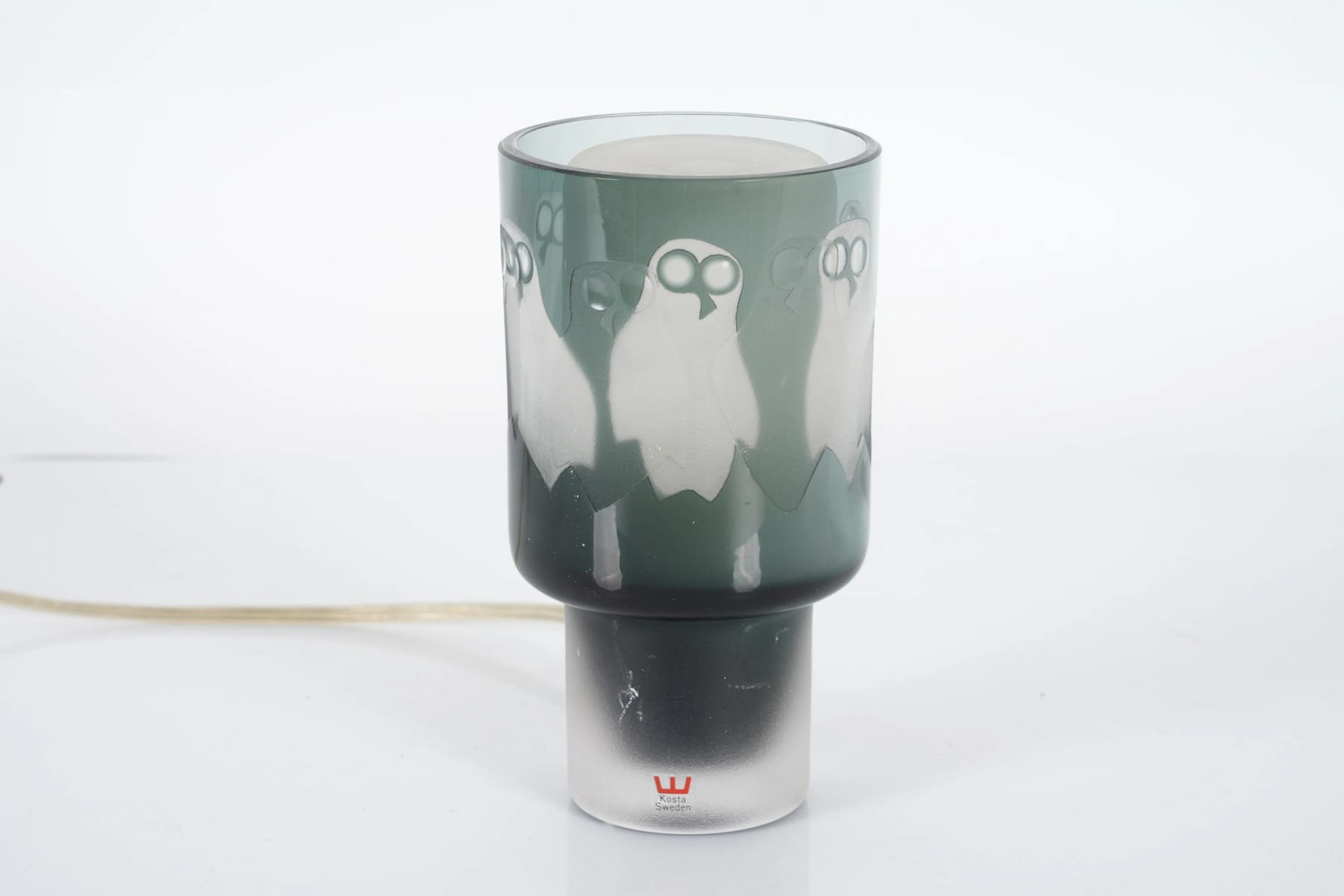 HANS OWE SANDEBERG, bordslampa, glas, Kosta, 1900-tal