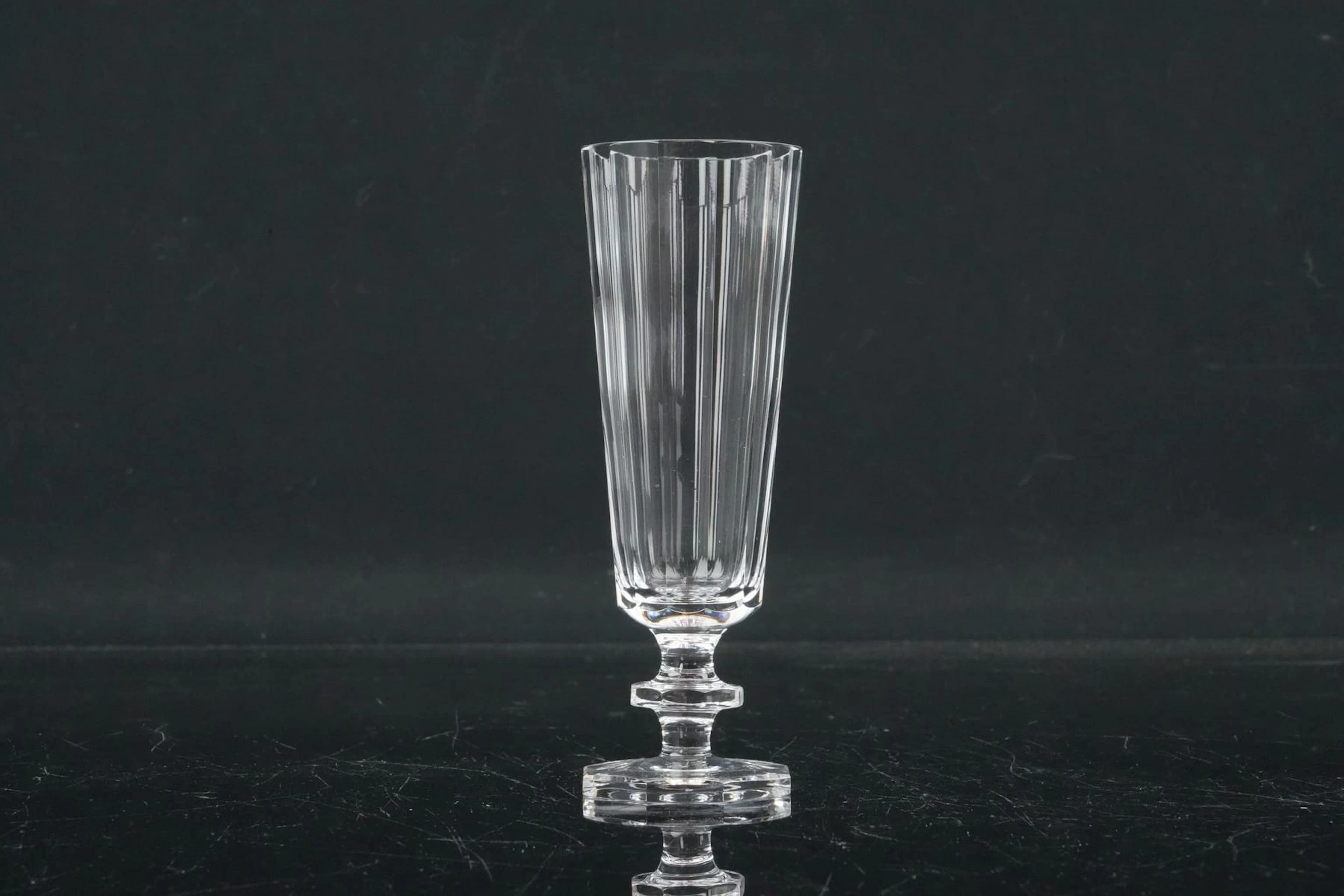 ELIS BERGH (1881-1954), champagneglas, 8 st, "Karlberg", Kosta