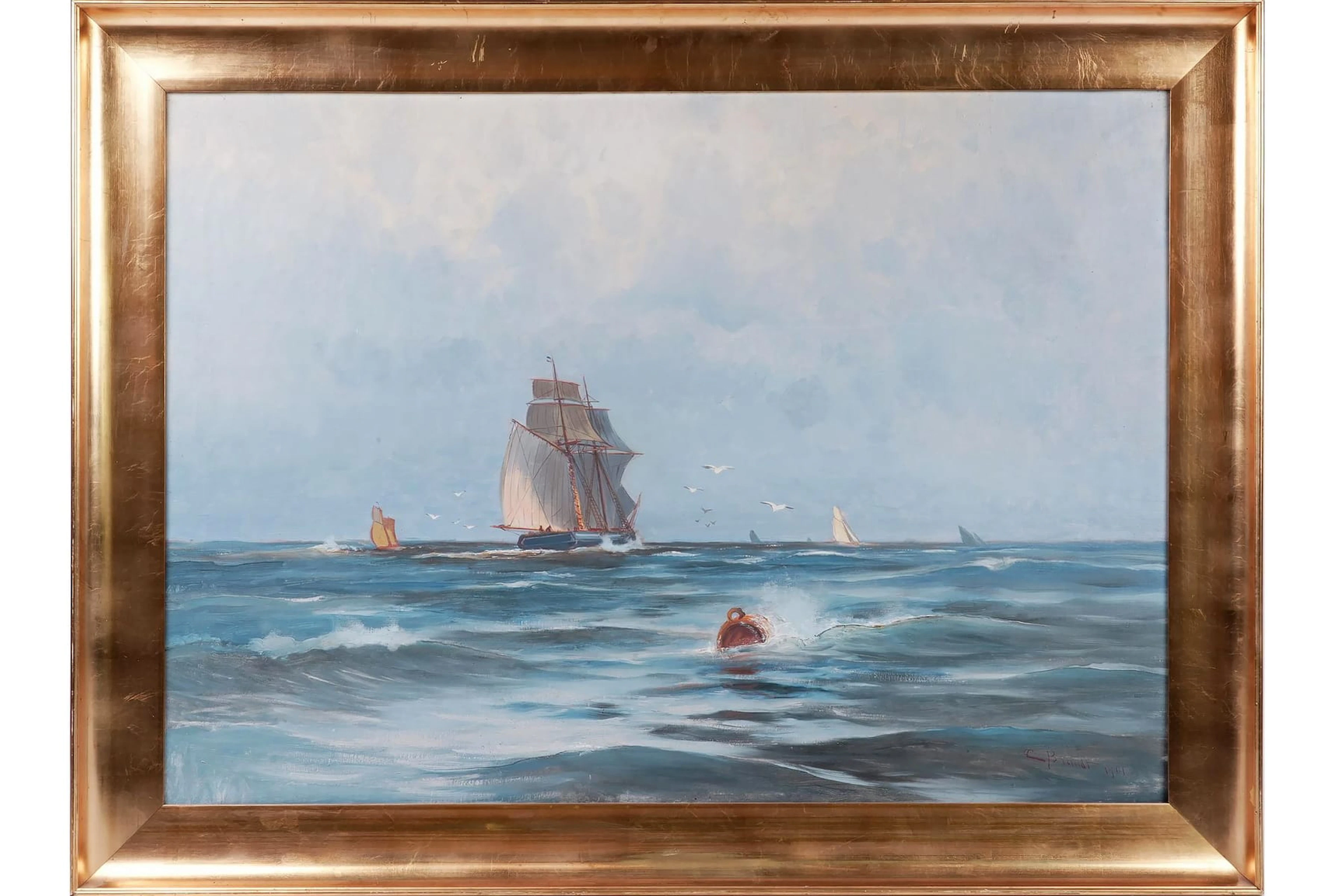 CARL BRANDT (1852-1930), olja på duk