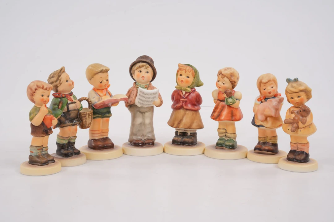 FIGURINER, 8 st, MJ Hummel, Goebel, Tyskland