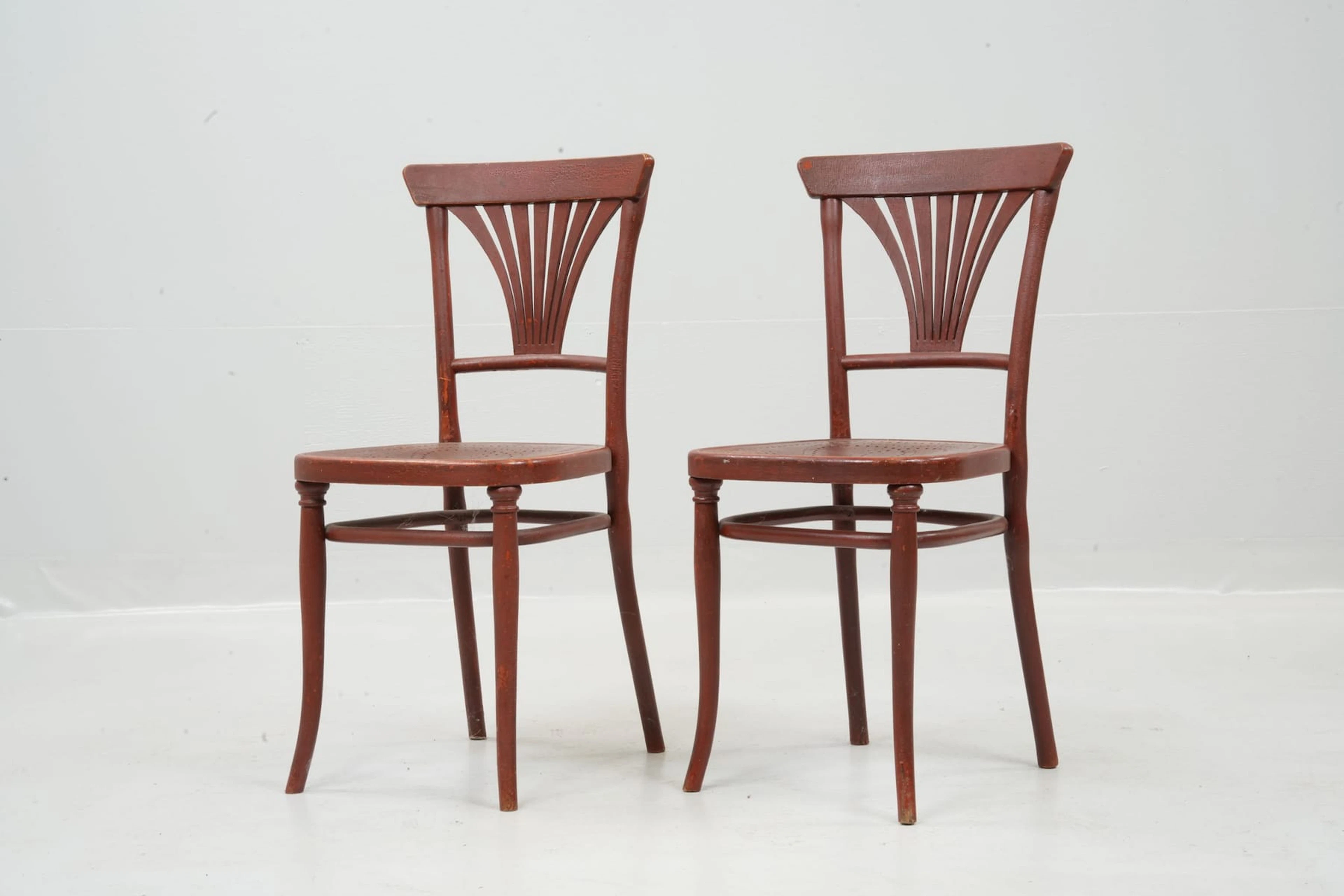 MICHAEL THONET (1796-1871), stolar, ett par, omkring år 1900