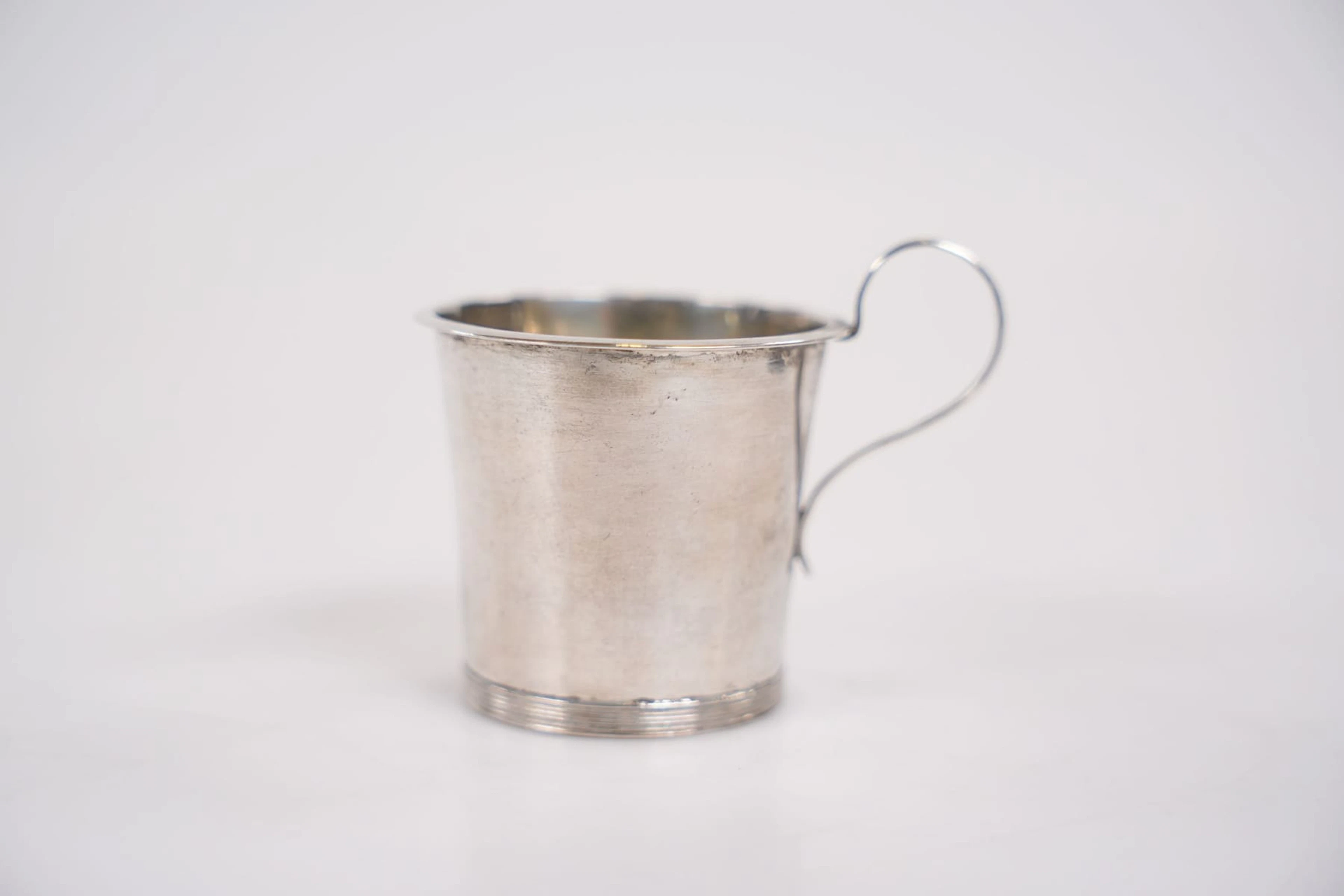 OLOF H BERGSTRÖM, bägare, silver, Uppsala, 1823, ca 26,97 g