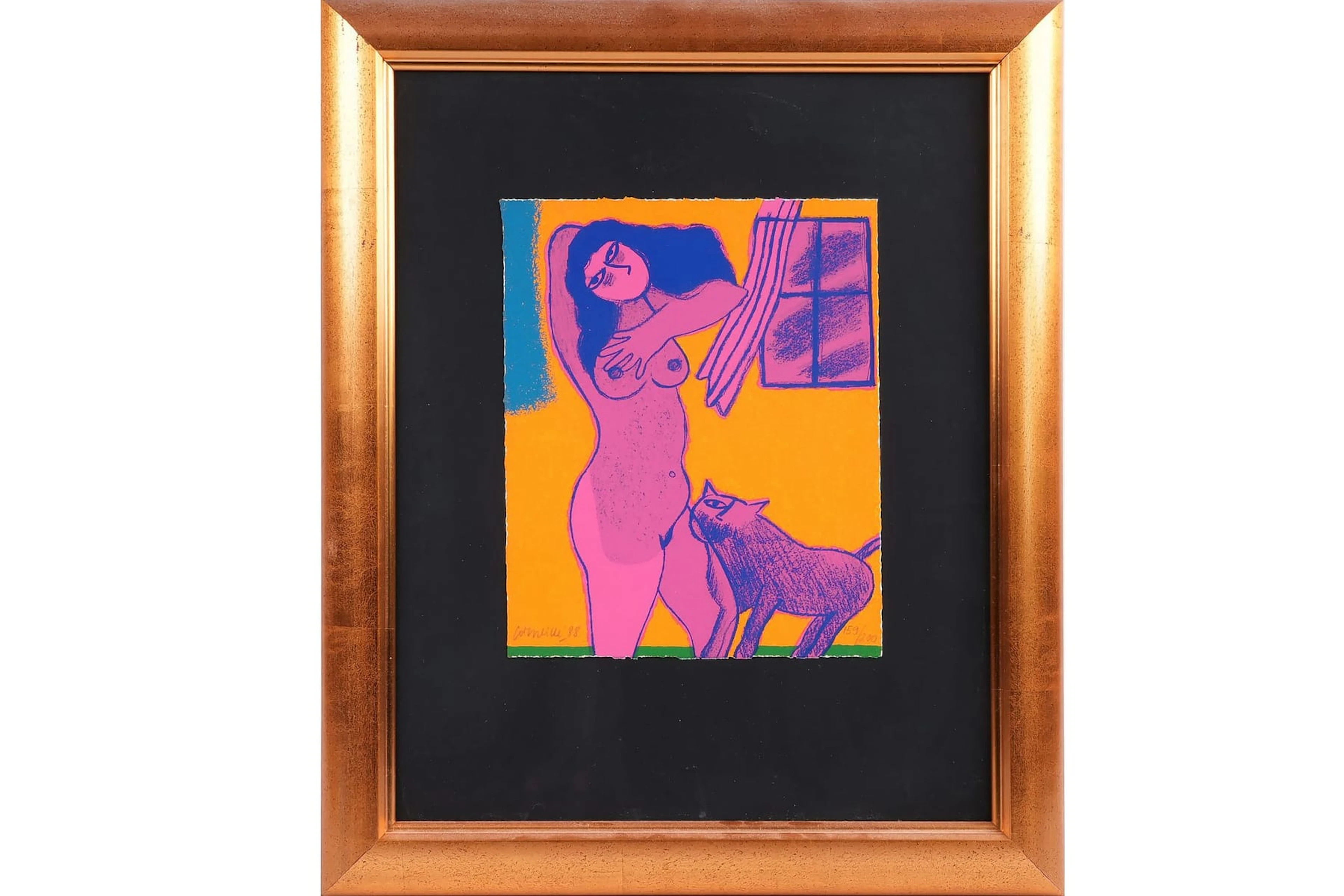 BEVERLOO CORNEILLE (1922-2010), färgserigrafi "La Sensualité du Sensible 1"