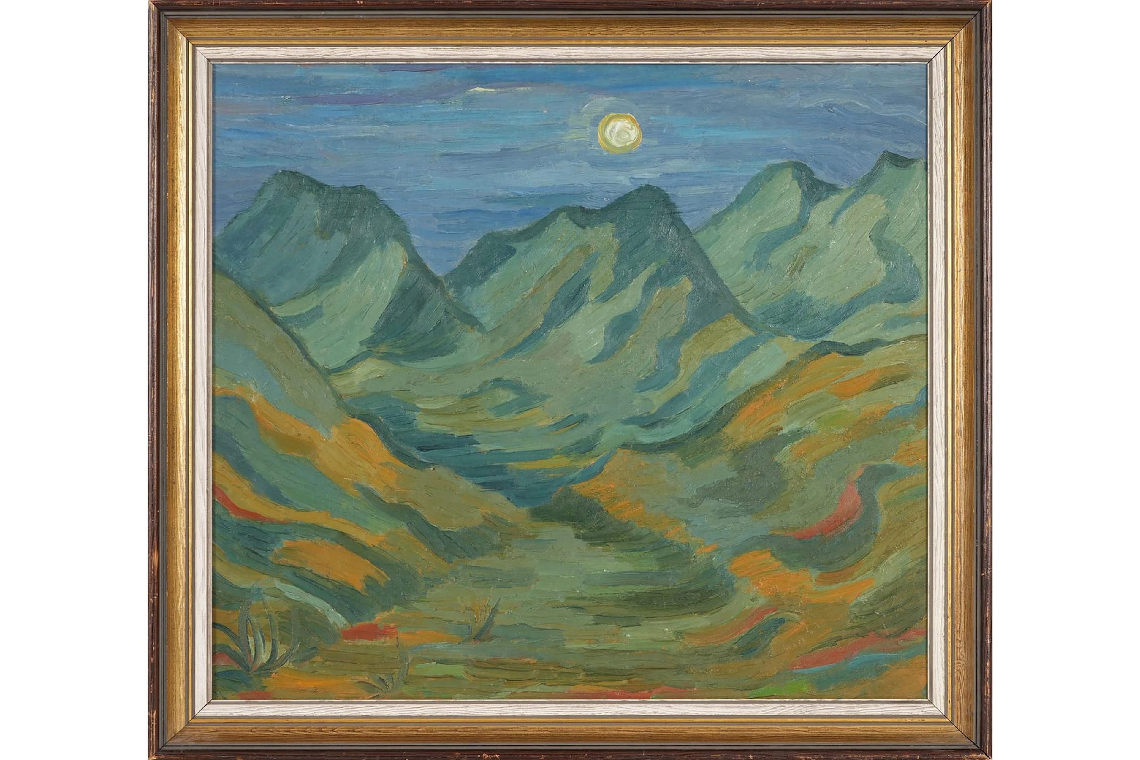KNUT LUNDSTRÖM (1892-1945), olja på pannå