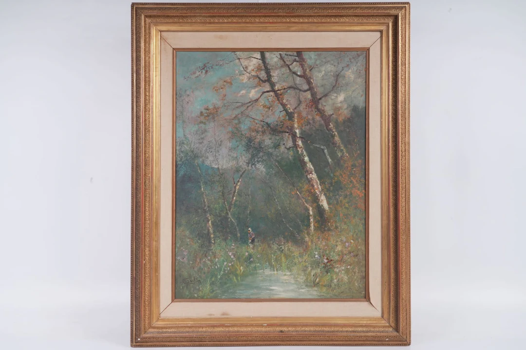 GEORGE A. BOYLE (England, 1842-1930), olja på duk