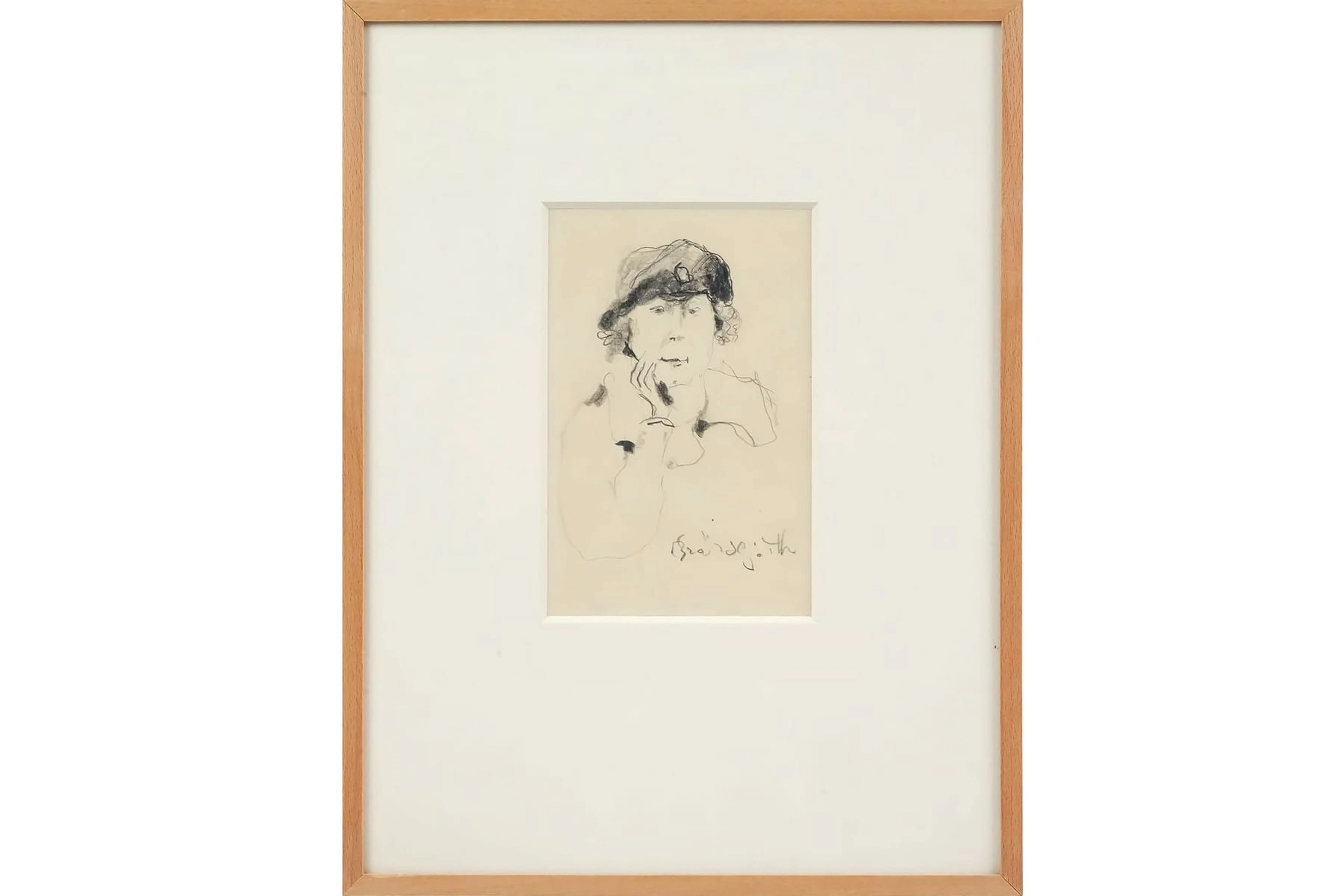 BROR HJORTH (1894-1968) blyertsteckning