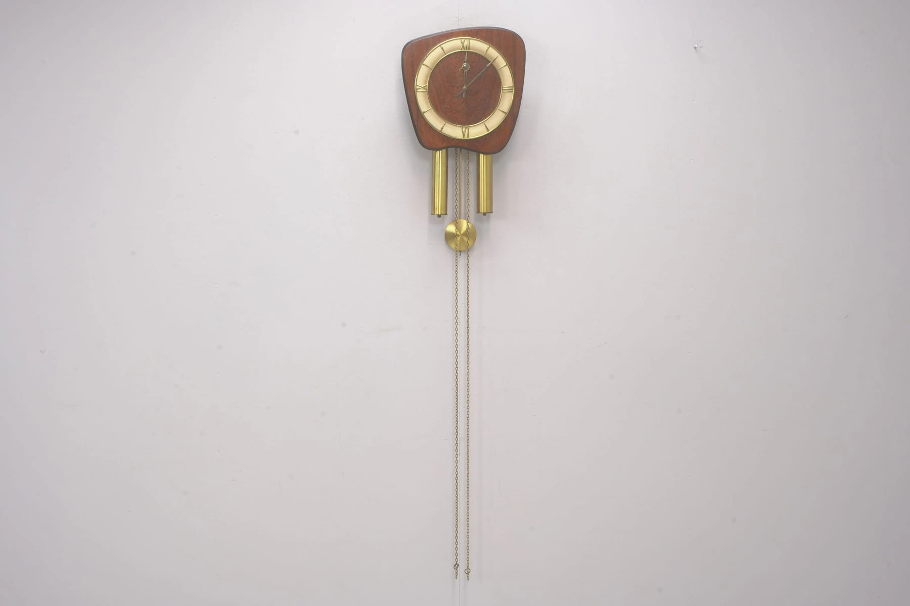VÄGGUR, teak, Junghans, 1950/1960-tal