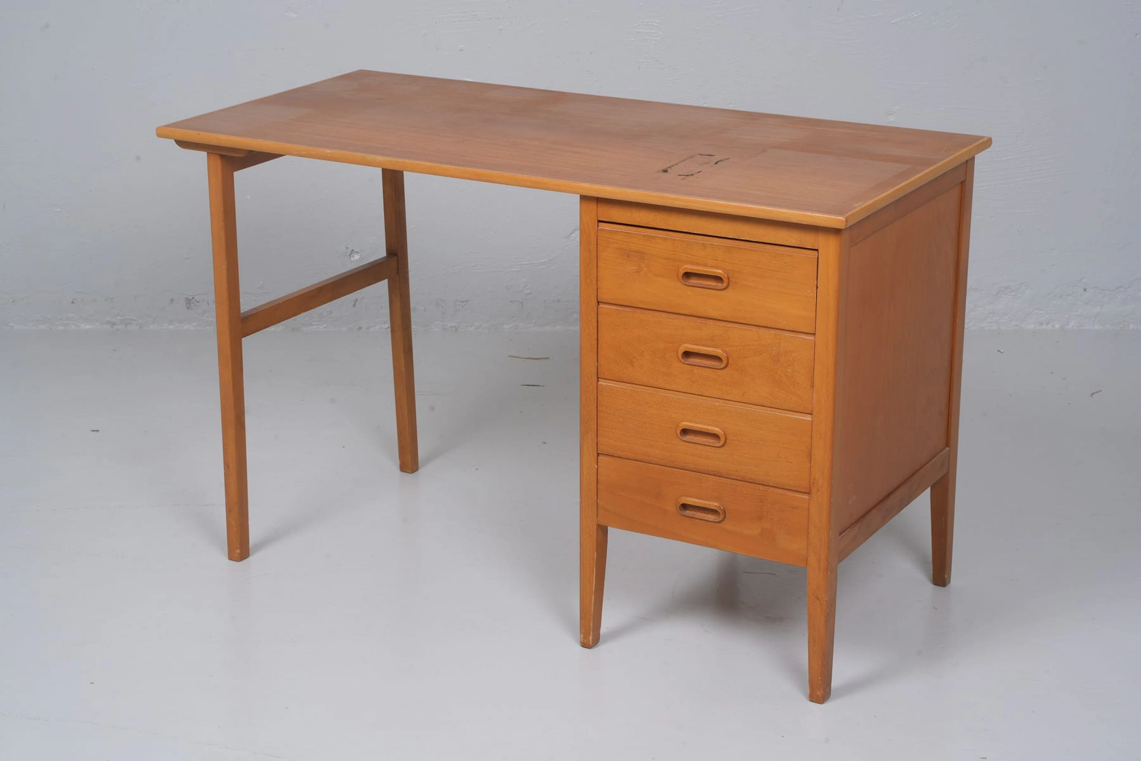 SKRIVBORD, teak, 1960-tal
