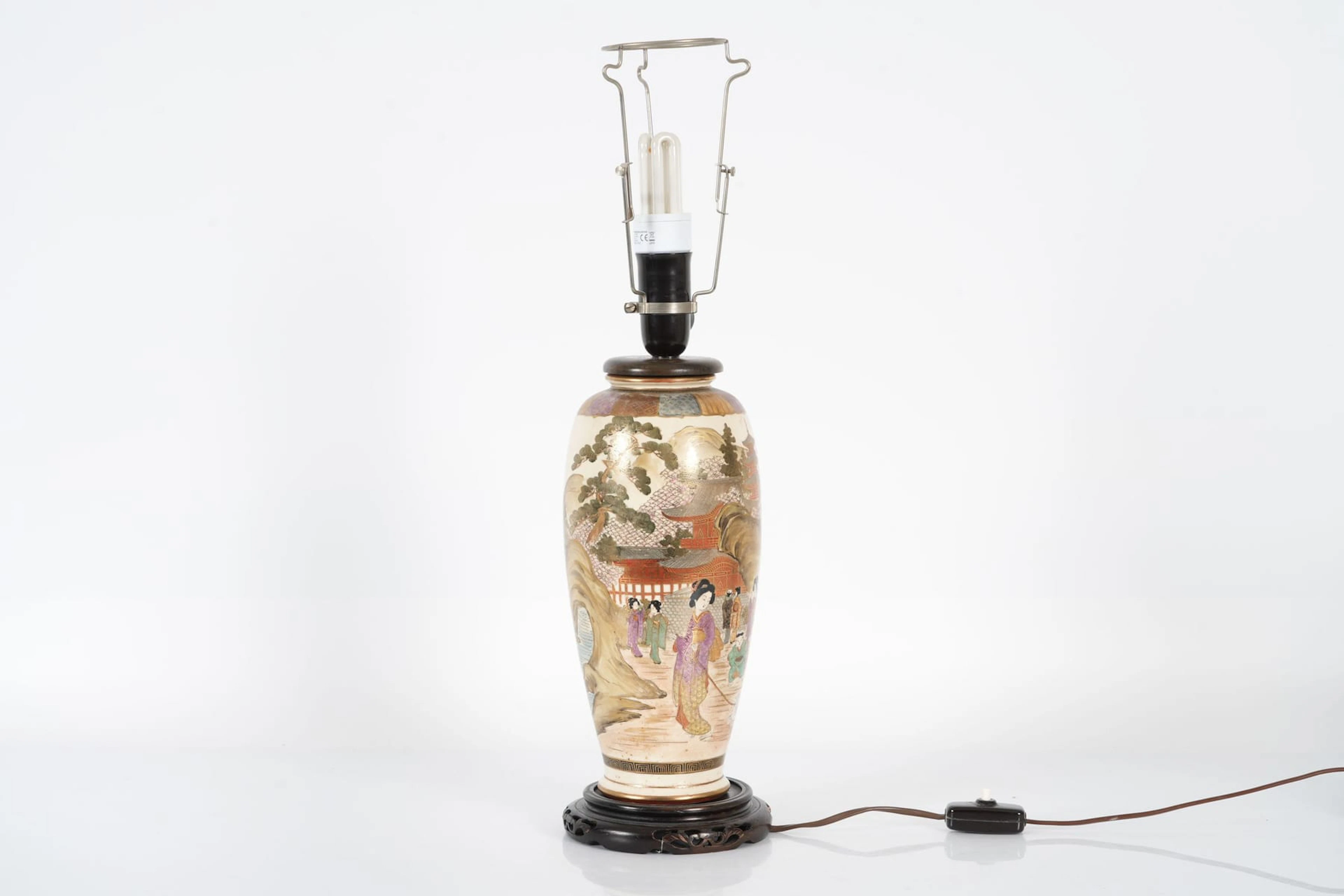 BORDSLAMPA, keramik, orientalisk, 1900-tal