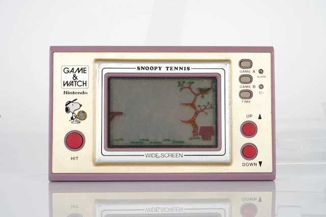 SPELKONSOL, Game & Watch, "Snoopy Tennis", Nintendo, 1982